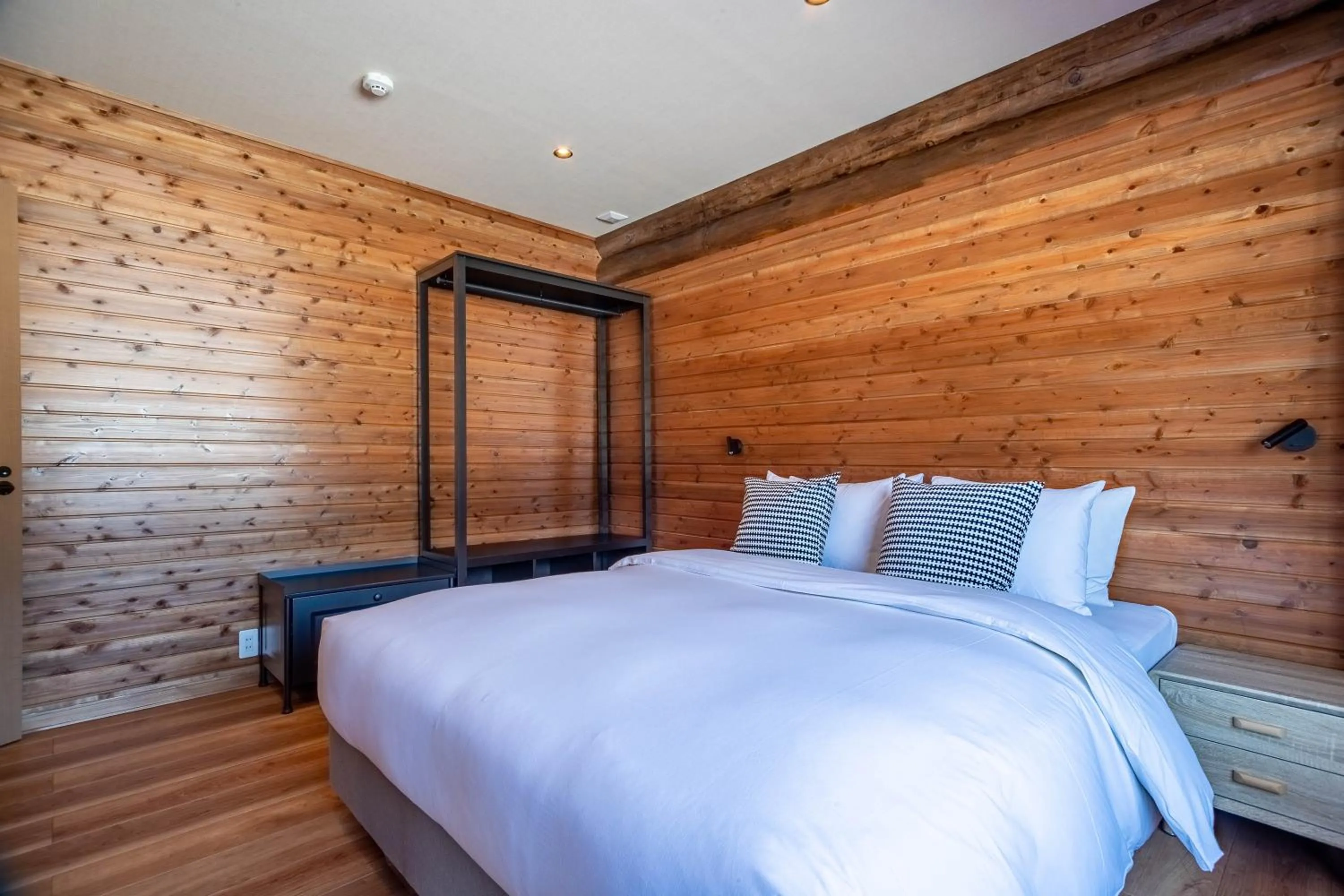 Bed in Villa Rusutsu