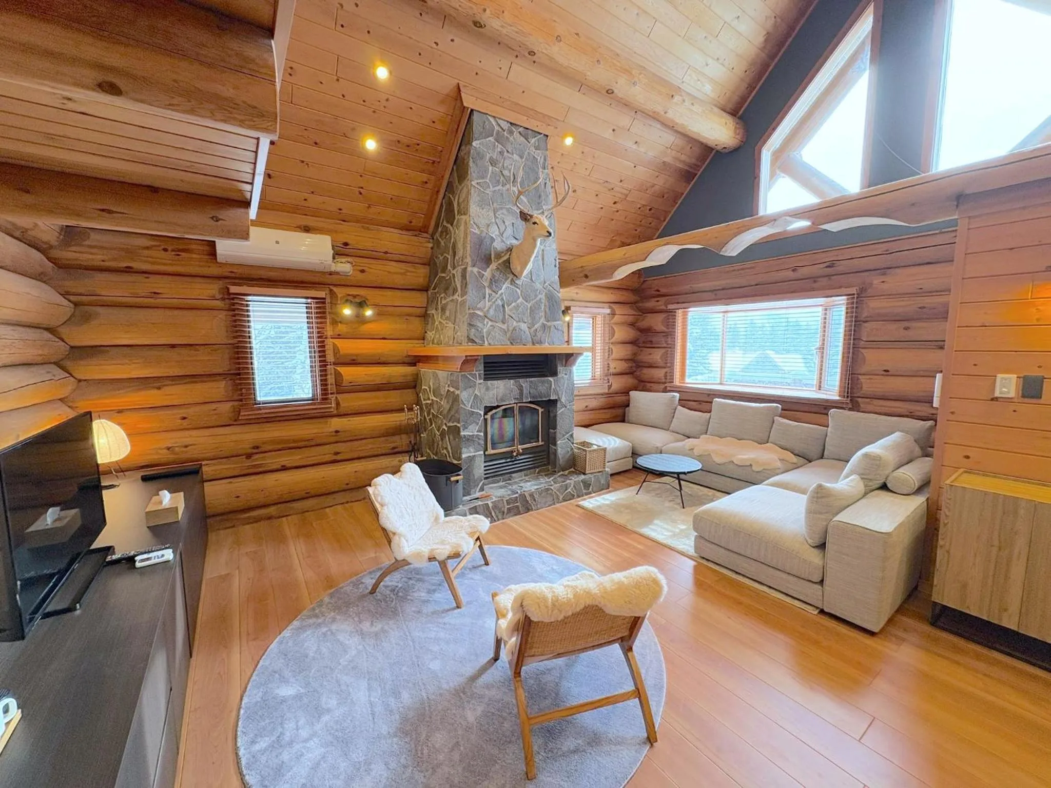 Living room in Villa Rusutsu