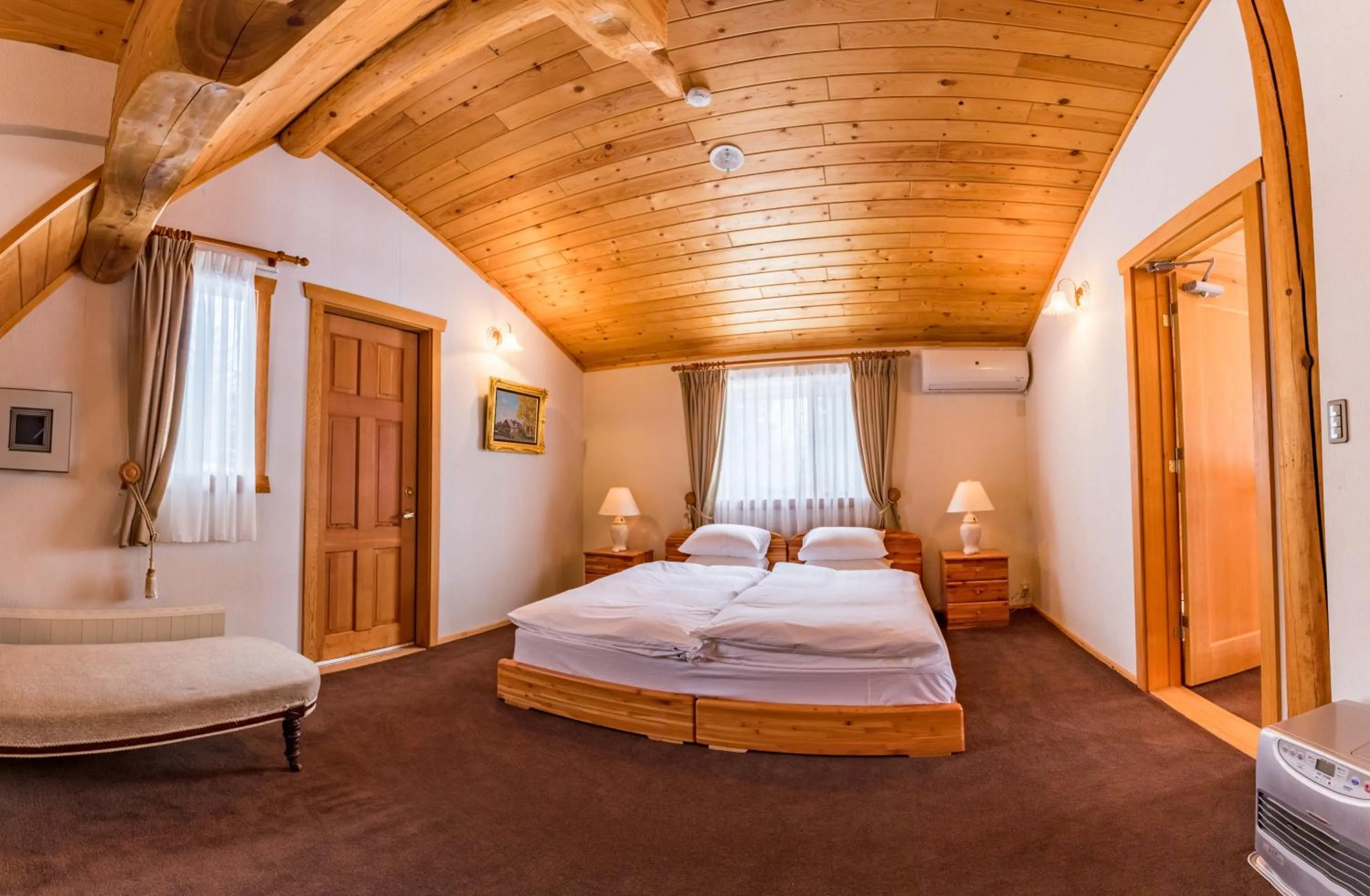 Bed in Villa Rusutsu