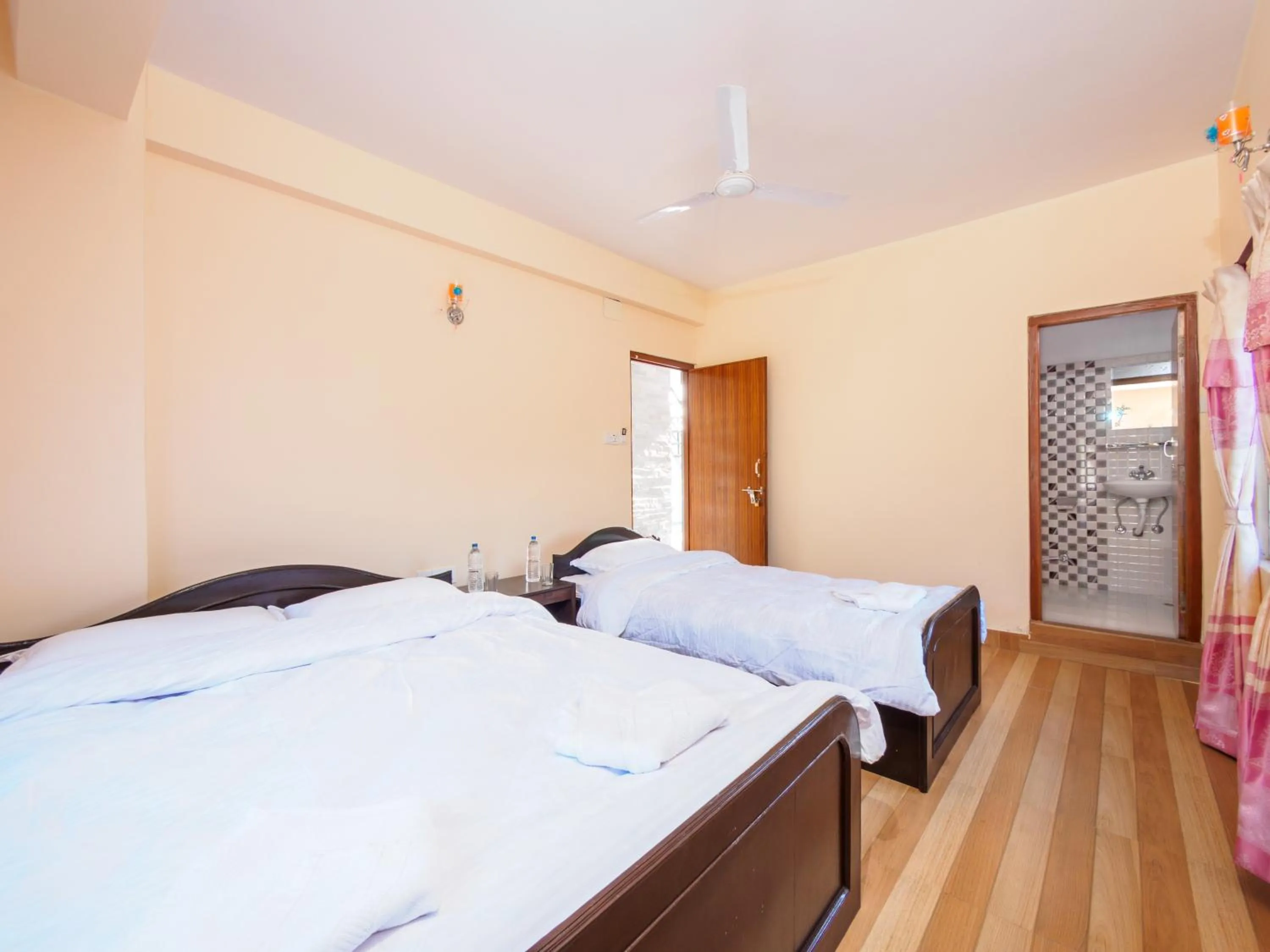 Bed in Hotel Sunflower