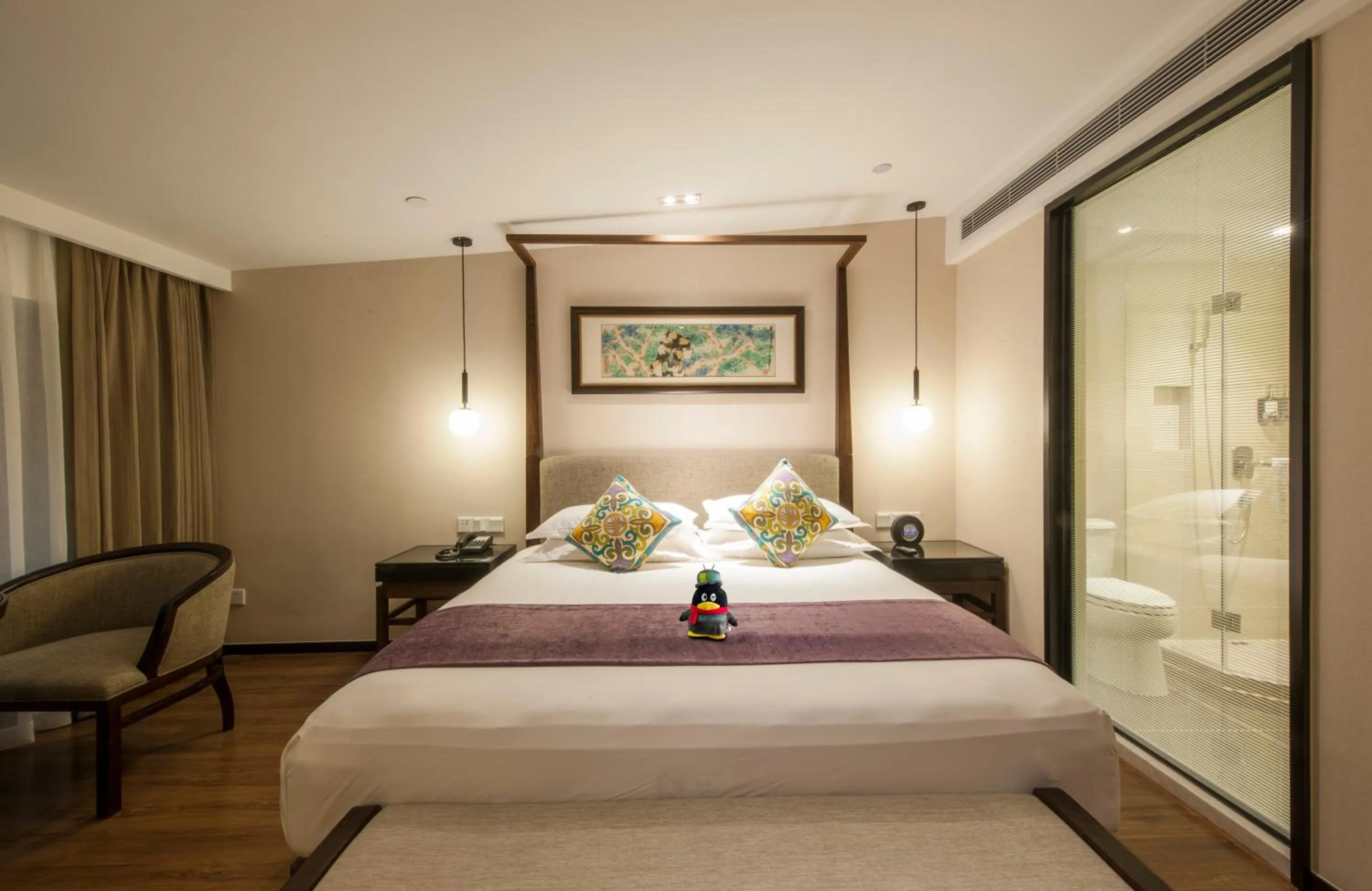 Property building, Bed in SSAW Boutique Shanghai South Xuhui RiYueGuang