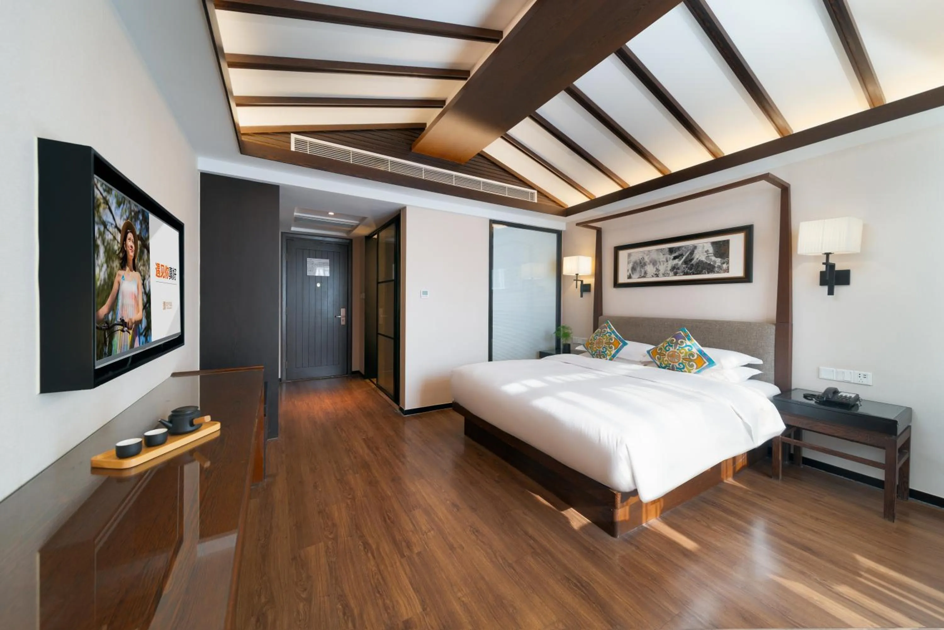 Bedroom, Bed in SSAW Boutique Shanghai South Xuhui RiYueGuang