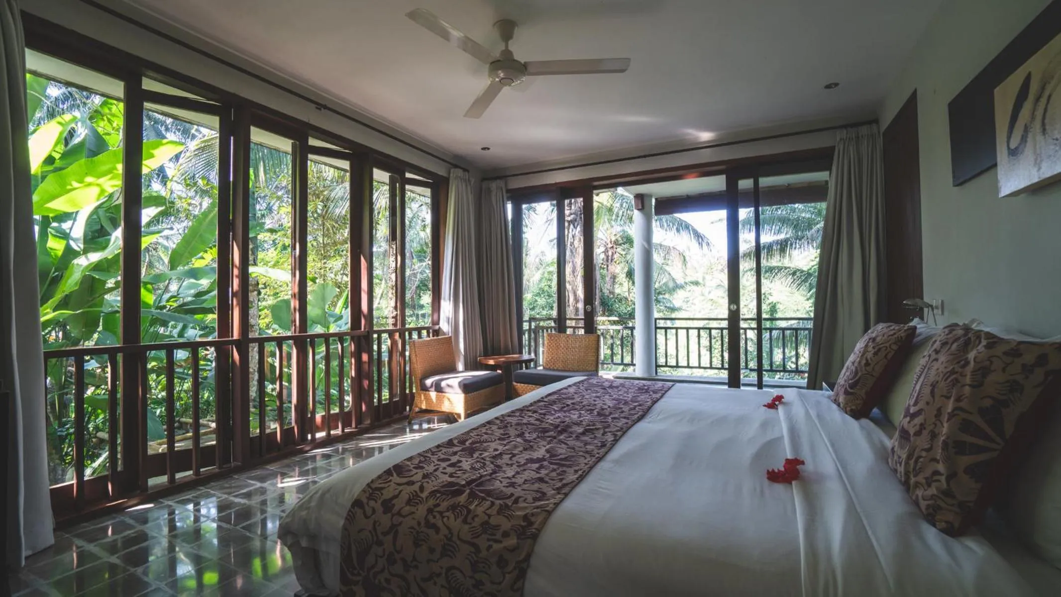 Bed in Amala Villas Ubud by Nakula