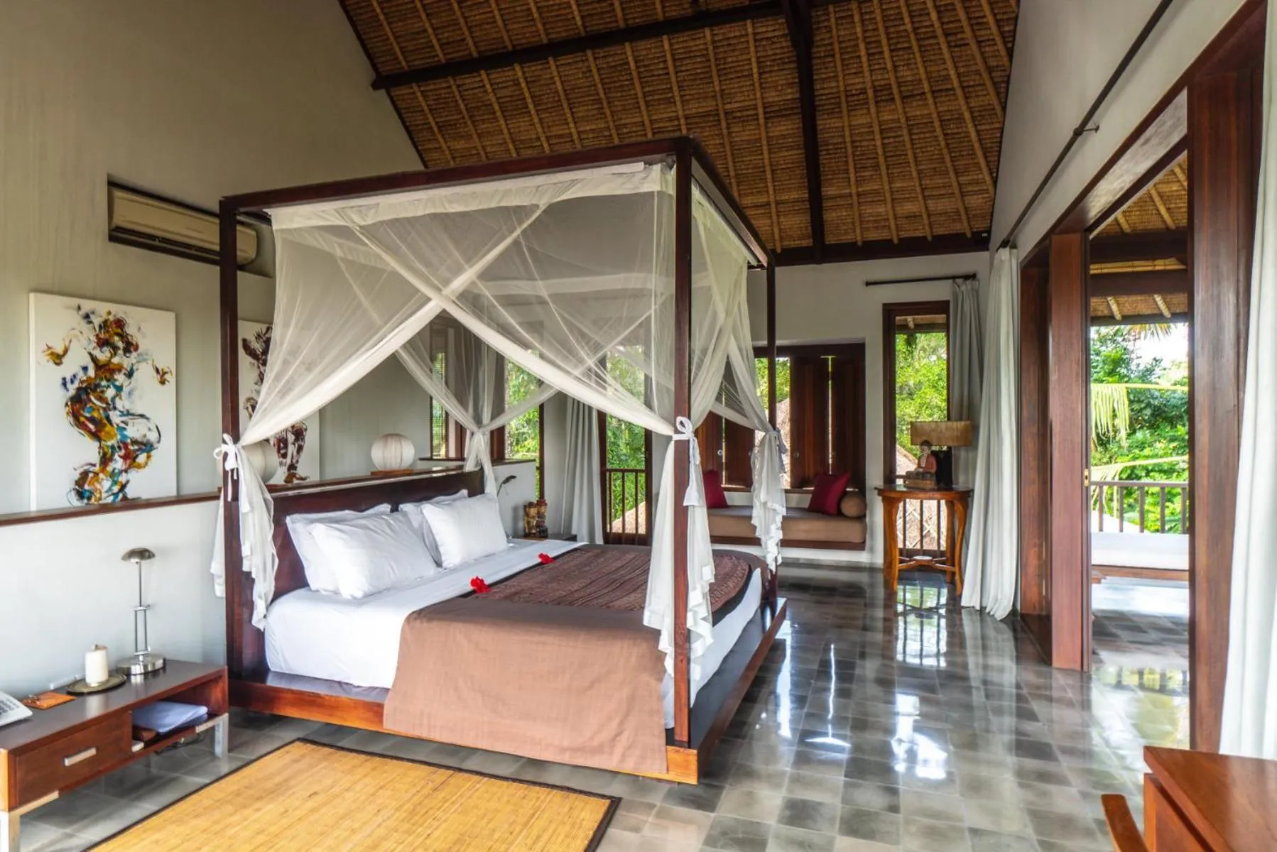 Bed in Amala Villas Ubud by Nakula