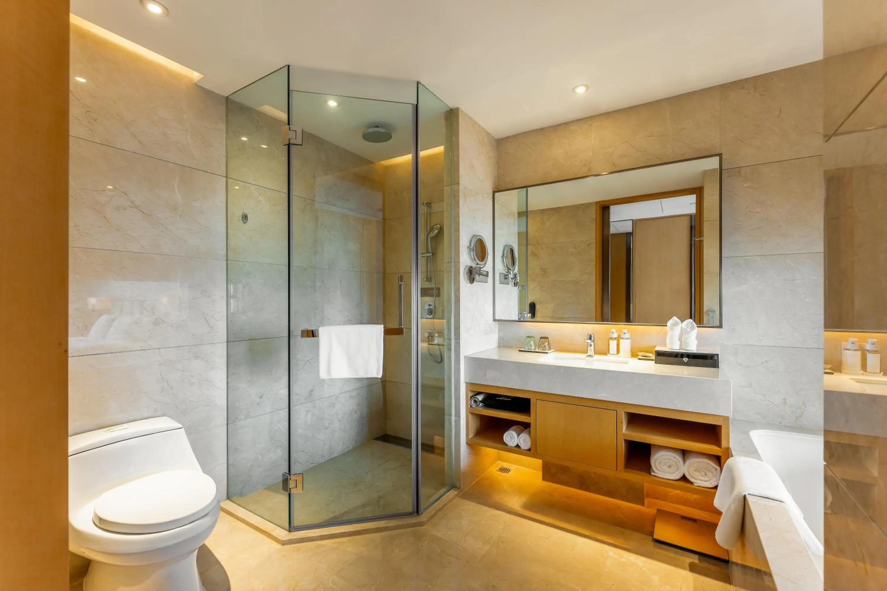 Toilet in Holiday Inn Neijiang Riverside by IHG