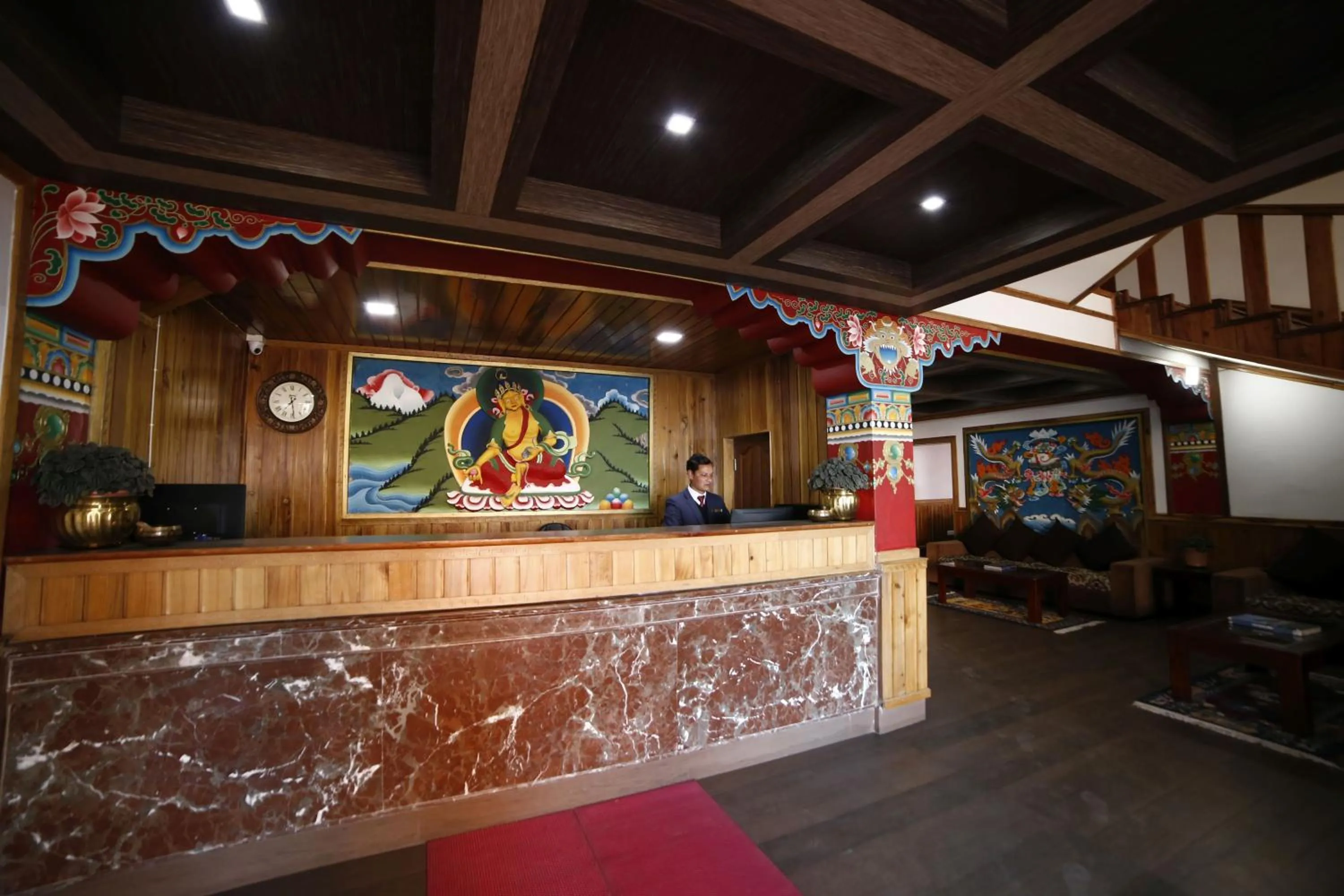 Lobby or reception in Buddha Retreat