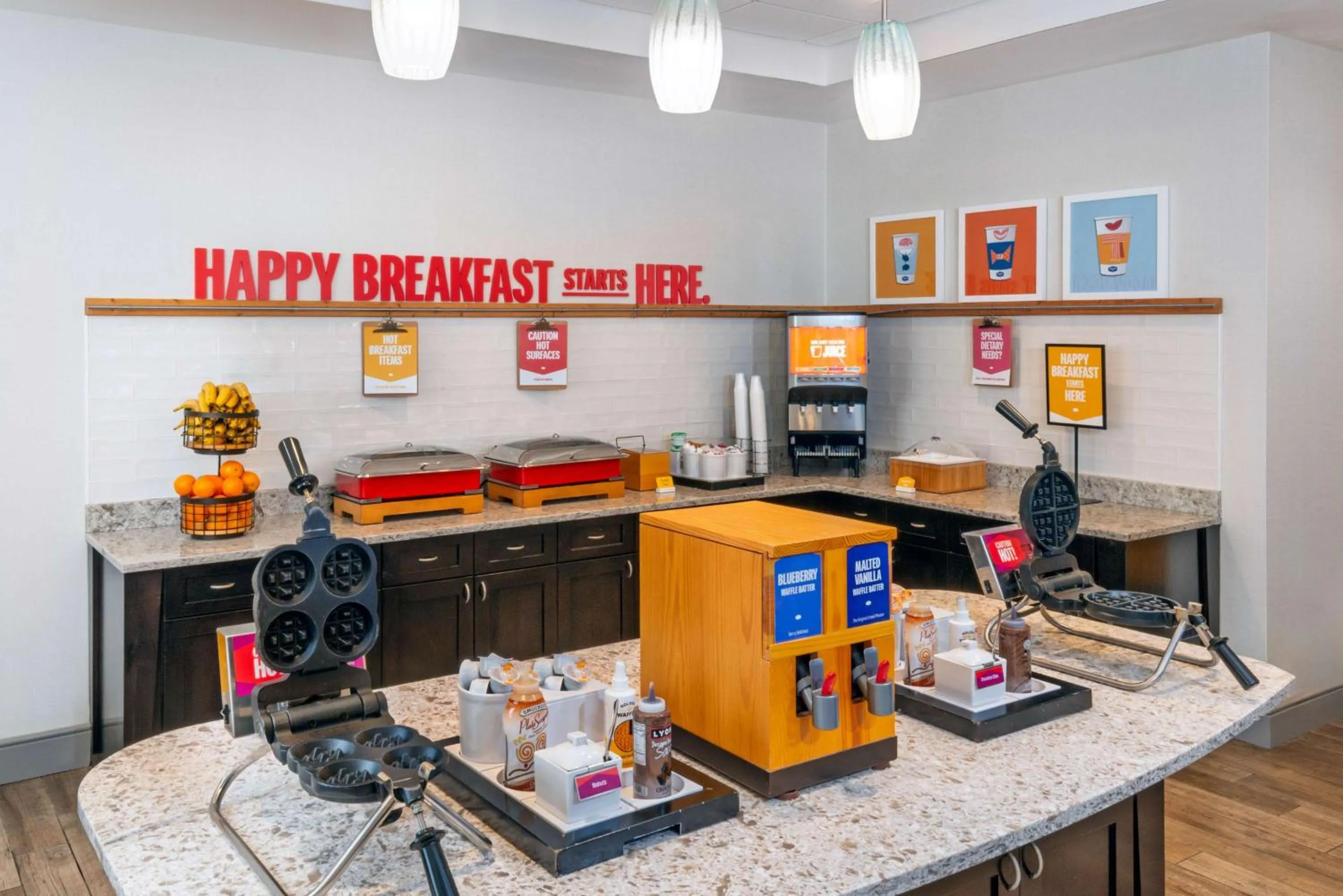 Breakfast in Hampton Inn and Suites Clearwater Beach