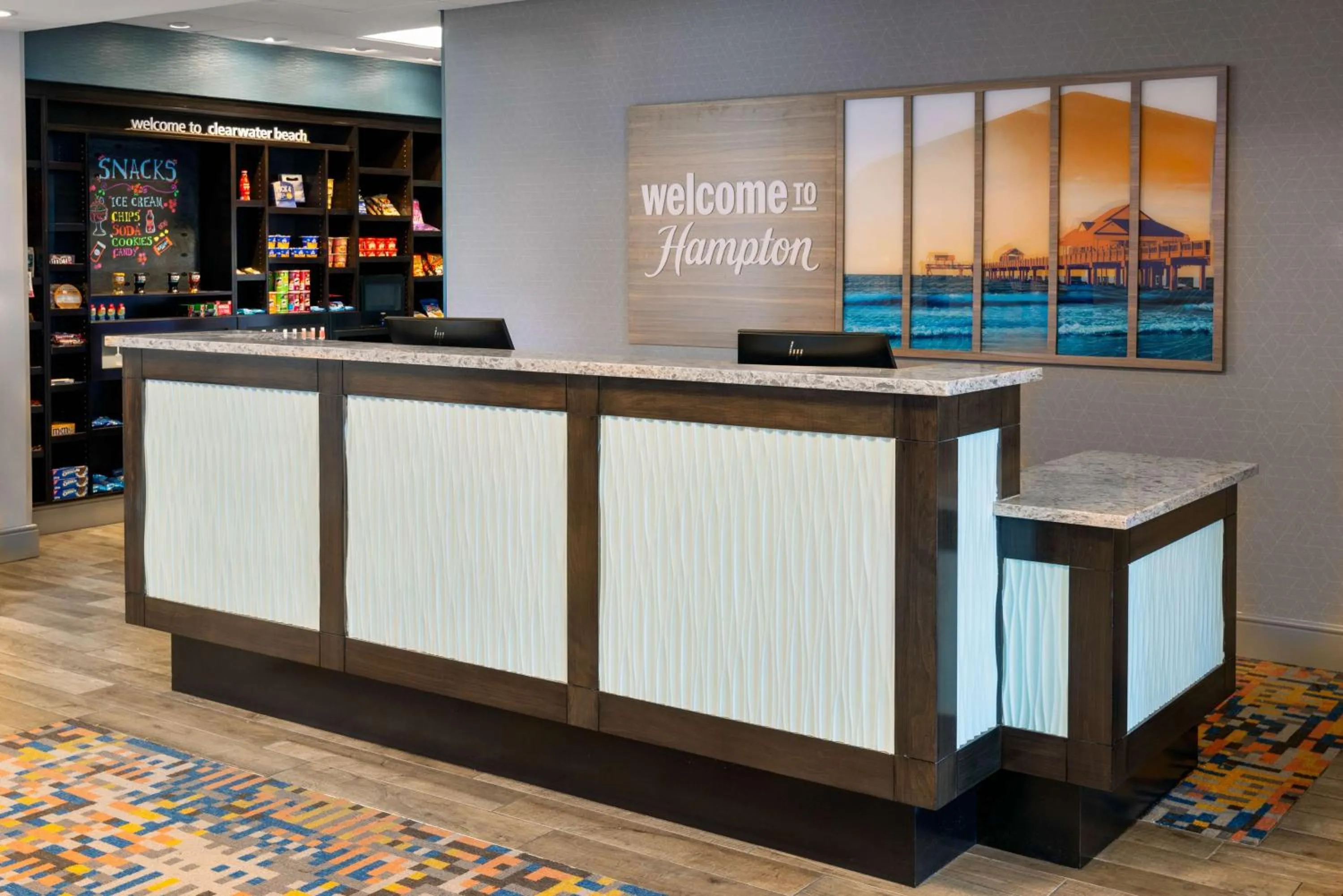 Lobby or reception in Hampton Inn and Suites Clearwater Beach
