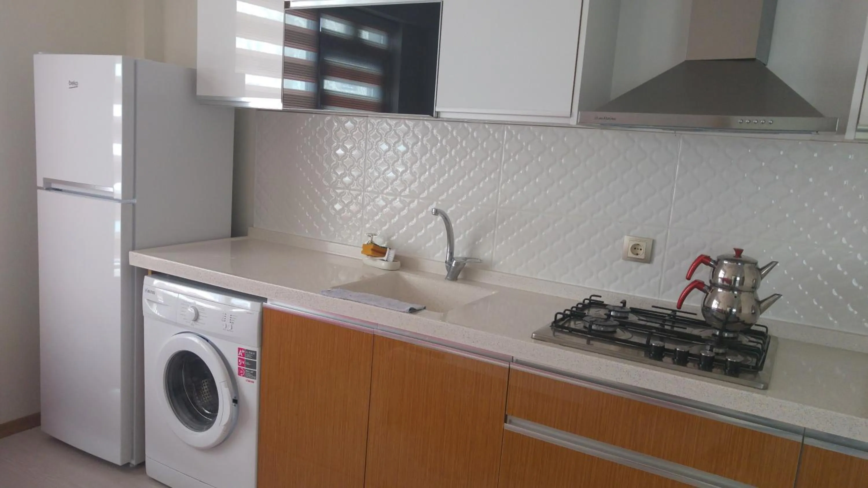 Kitchen or kitchenette in Duman Safir Rezidans
