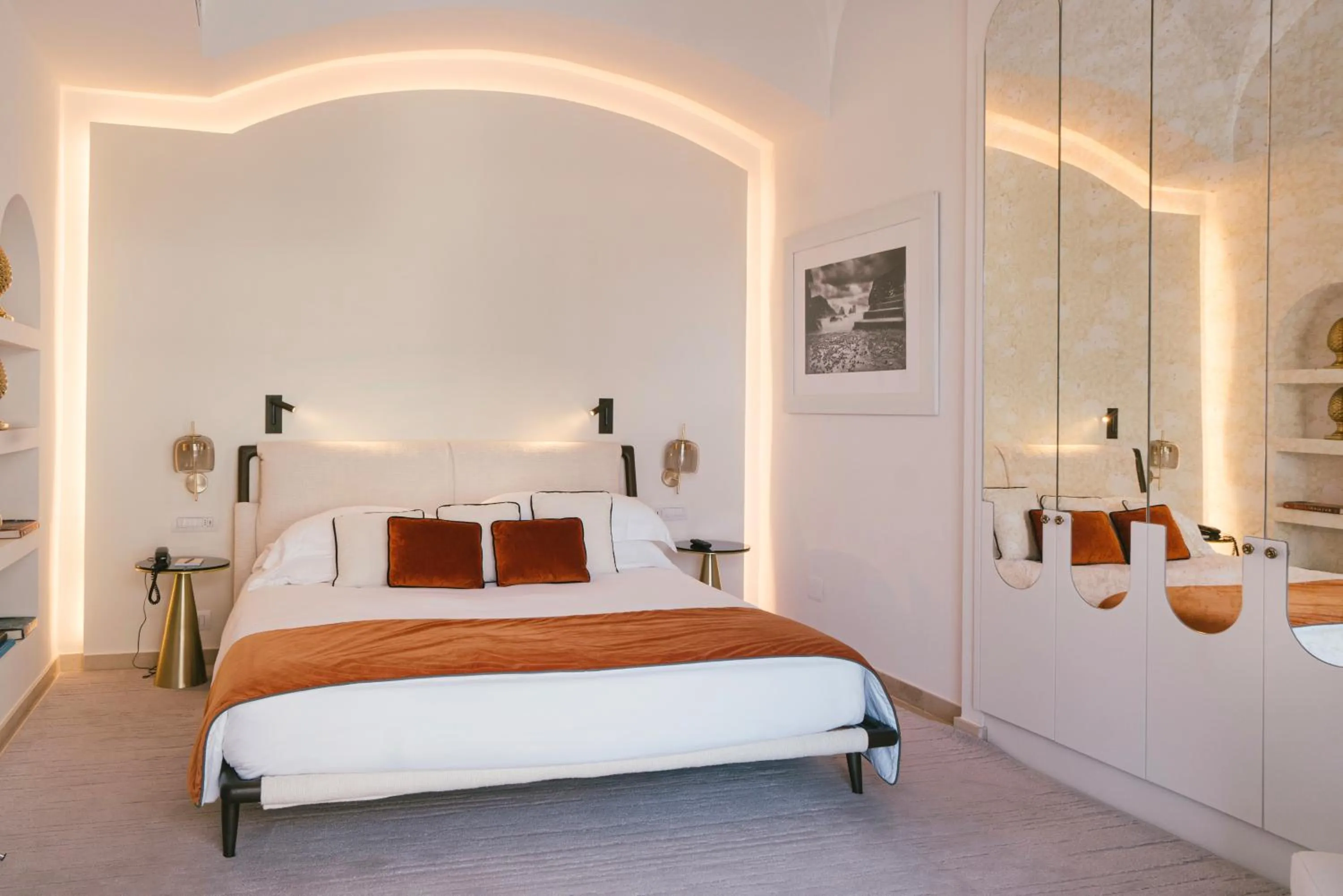 Bed in Villa Marina Capri