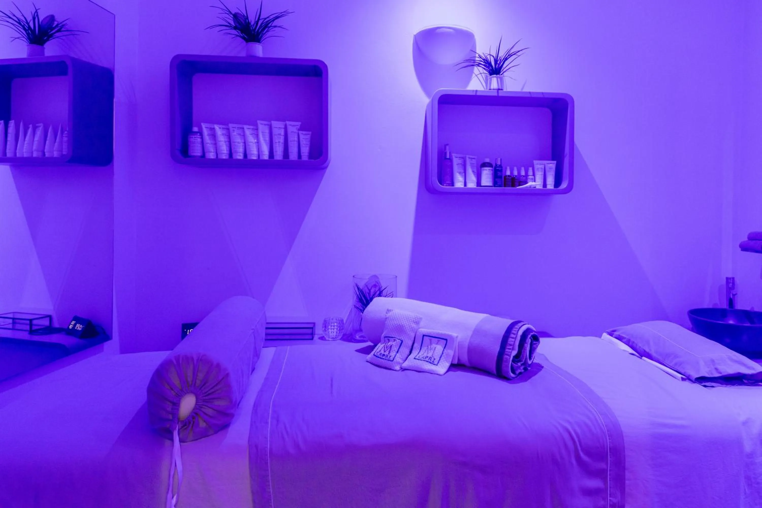 Bed in Villa Marina Capri