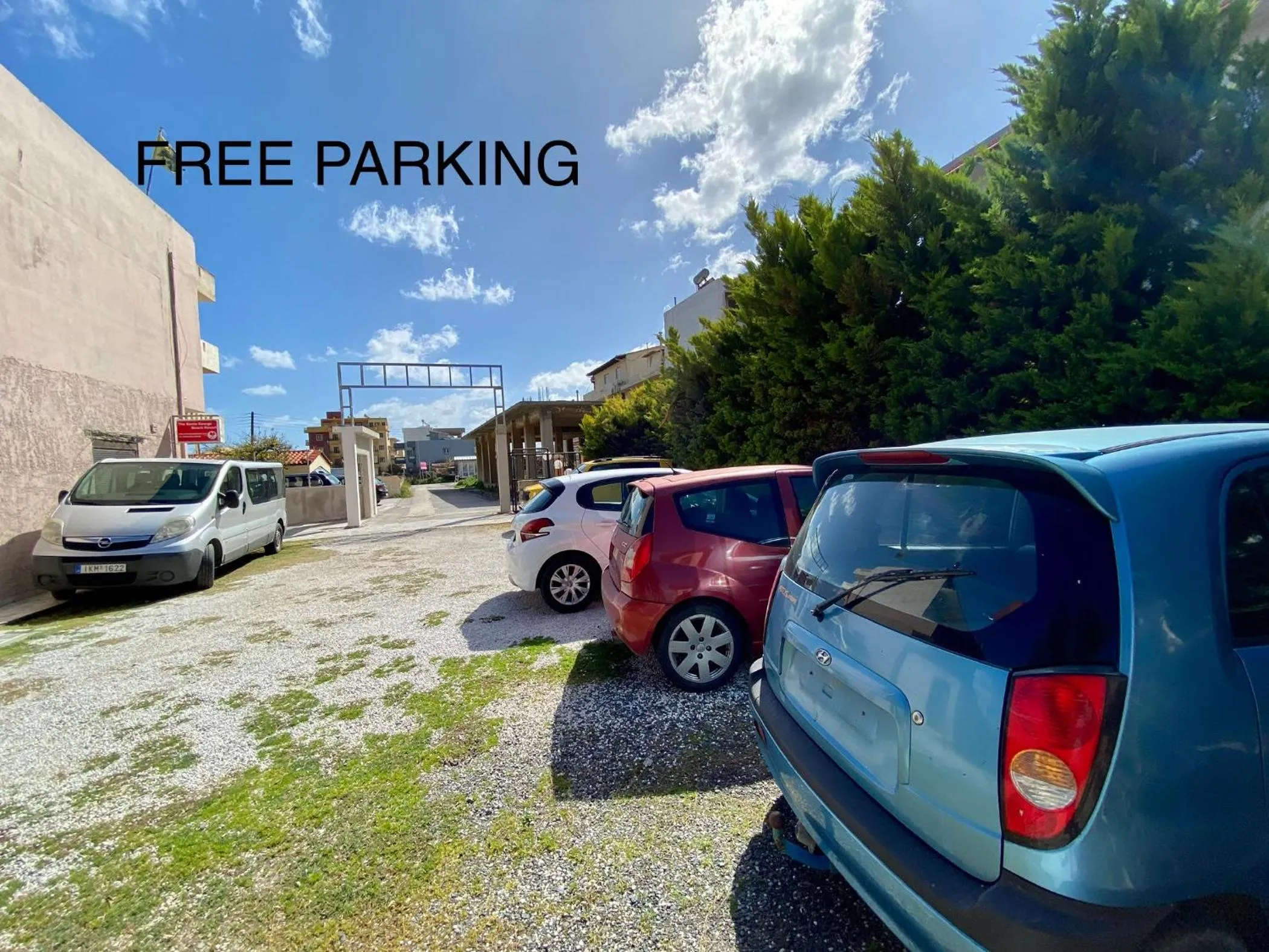 Parking in The Santo George Beach Resort