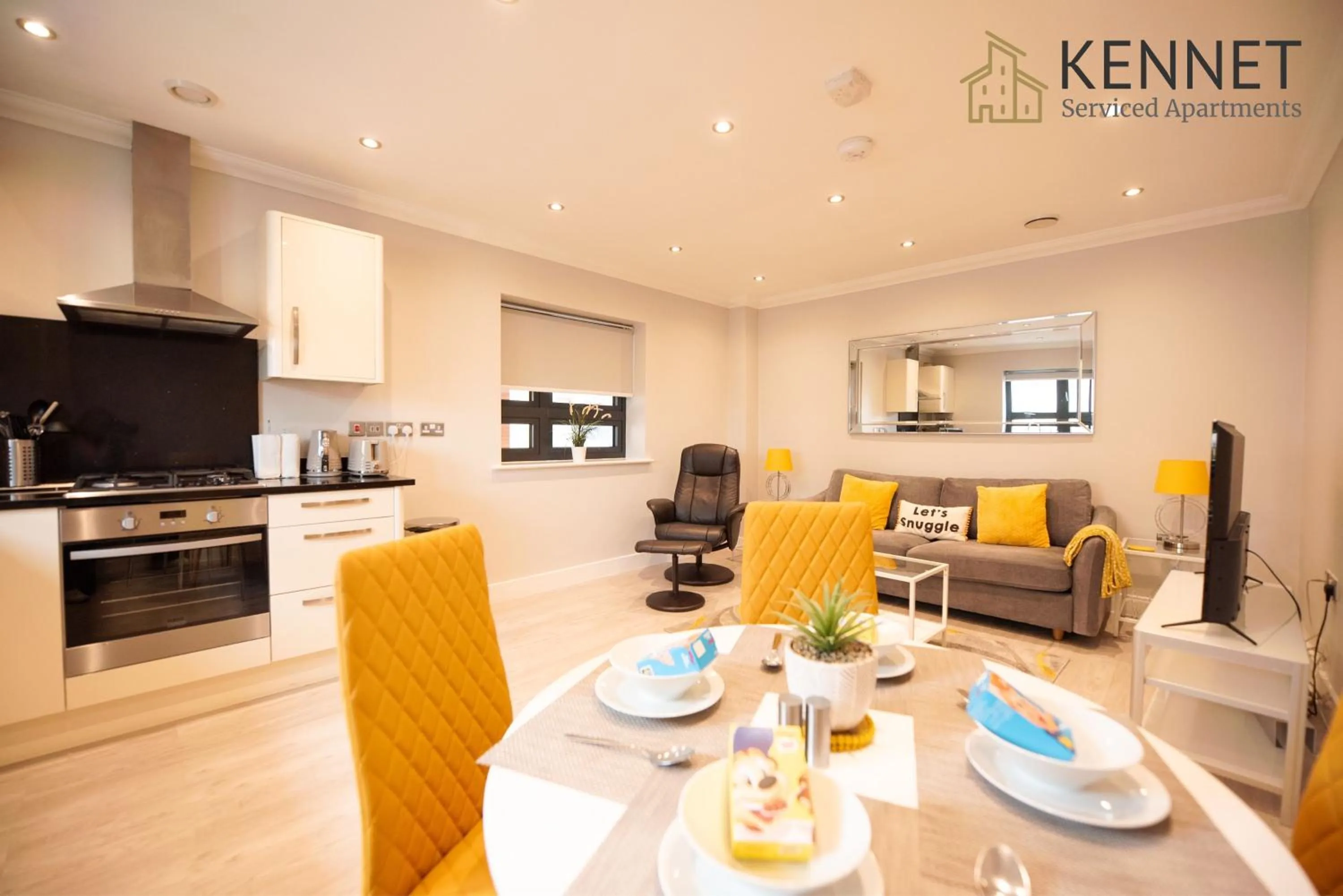 Living room in Malthouse Court