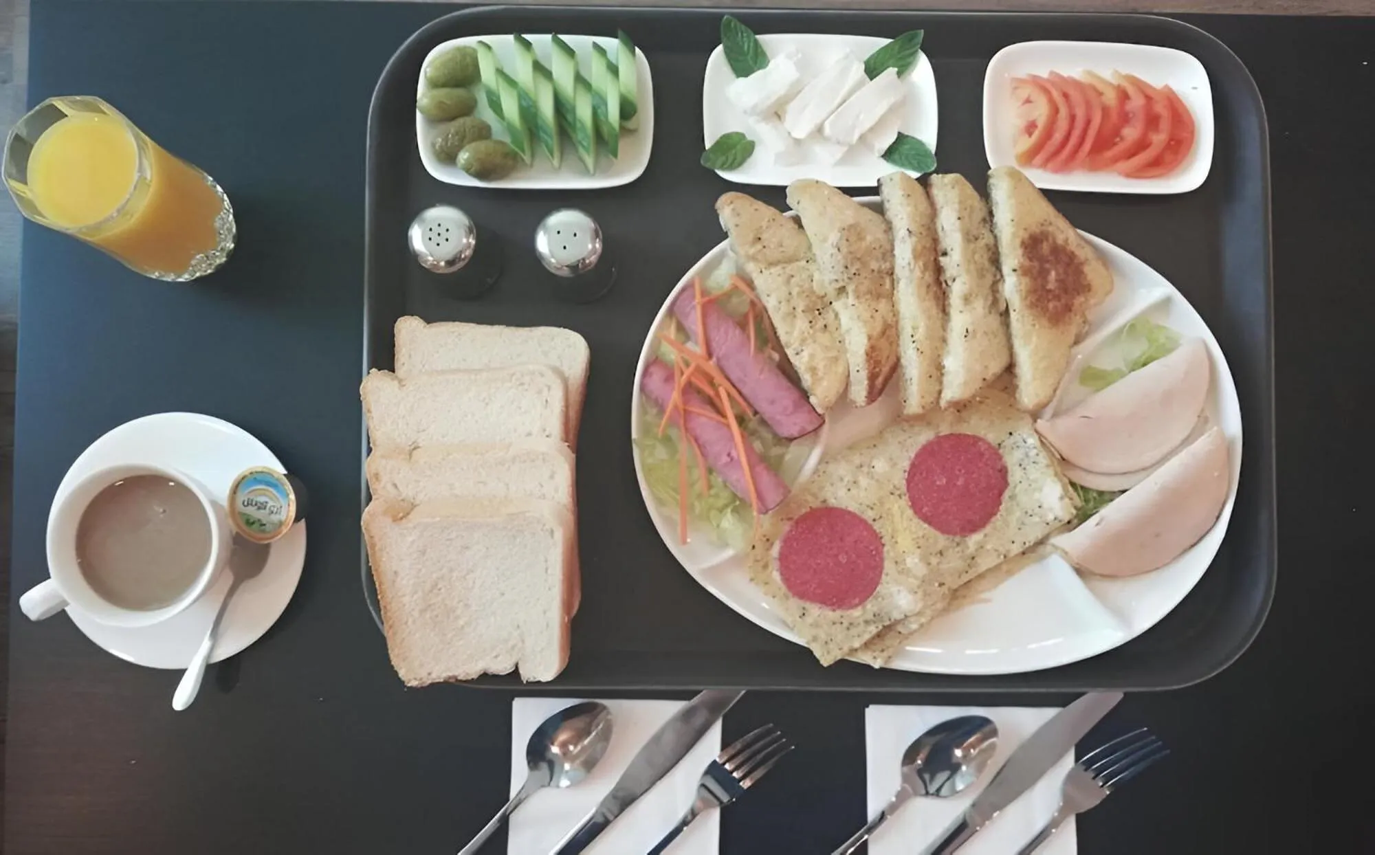 Breakfast in Panda Hotel Apartments