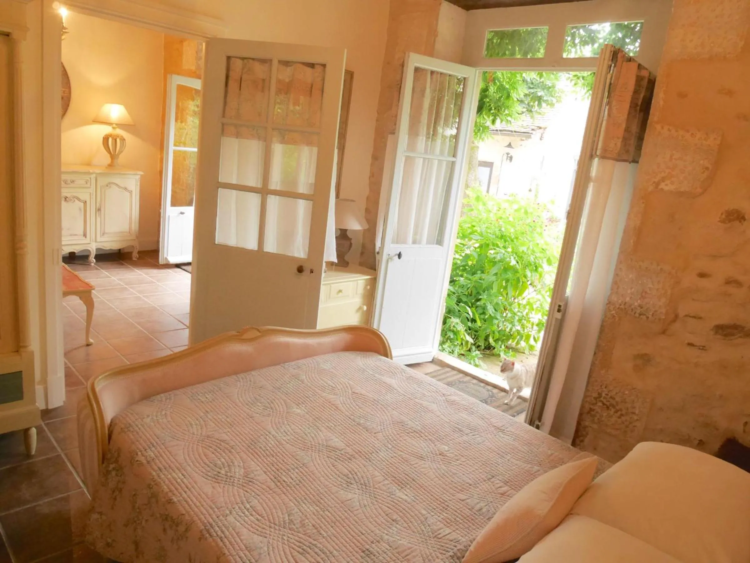 Decorative detail, Bed in L'Arbre D'Ange