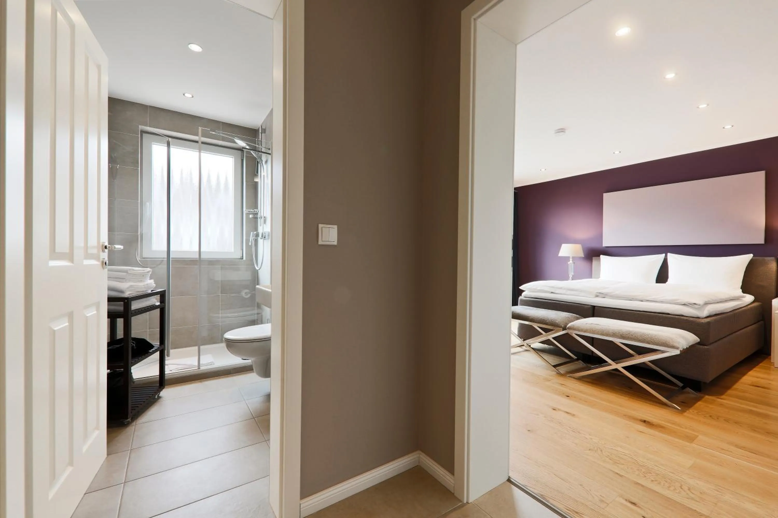 Bed in Astra Maris Apartments