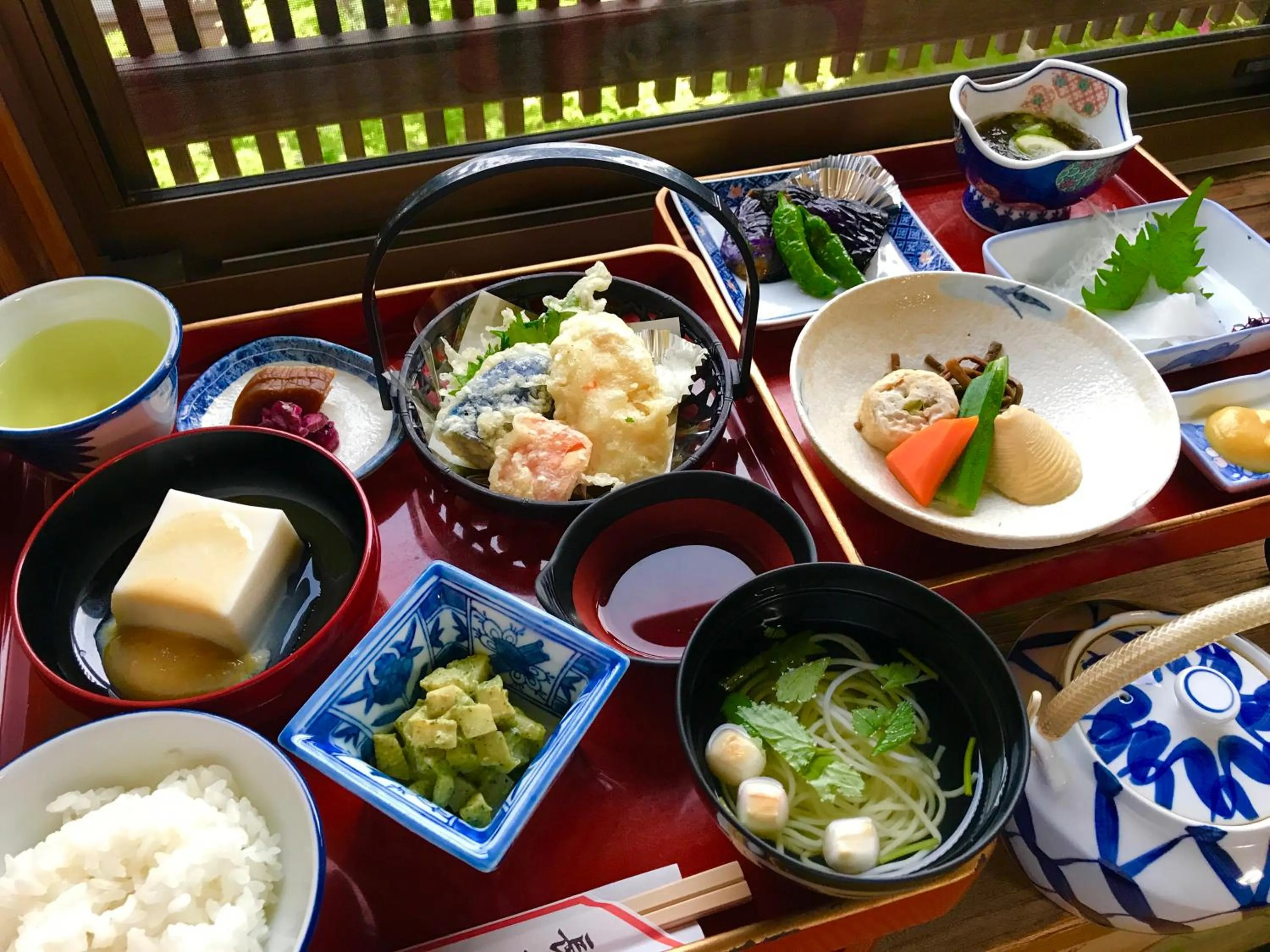 Dinner in Koyasan Shukubo Jokiin