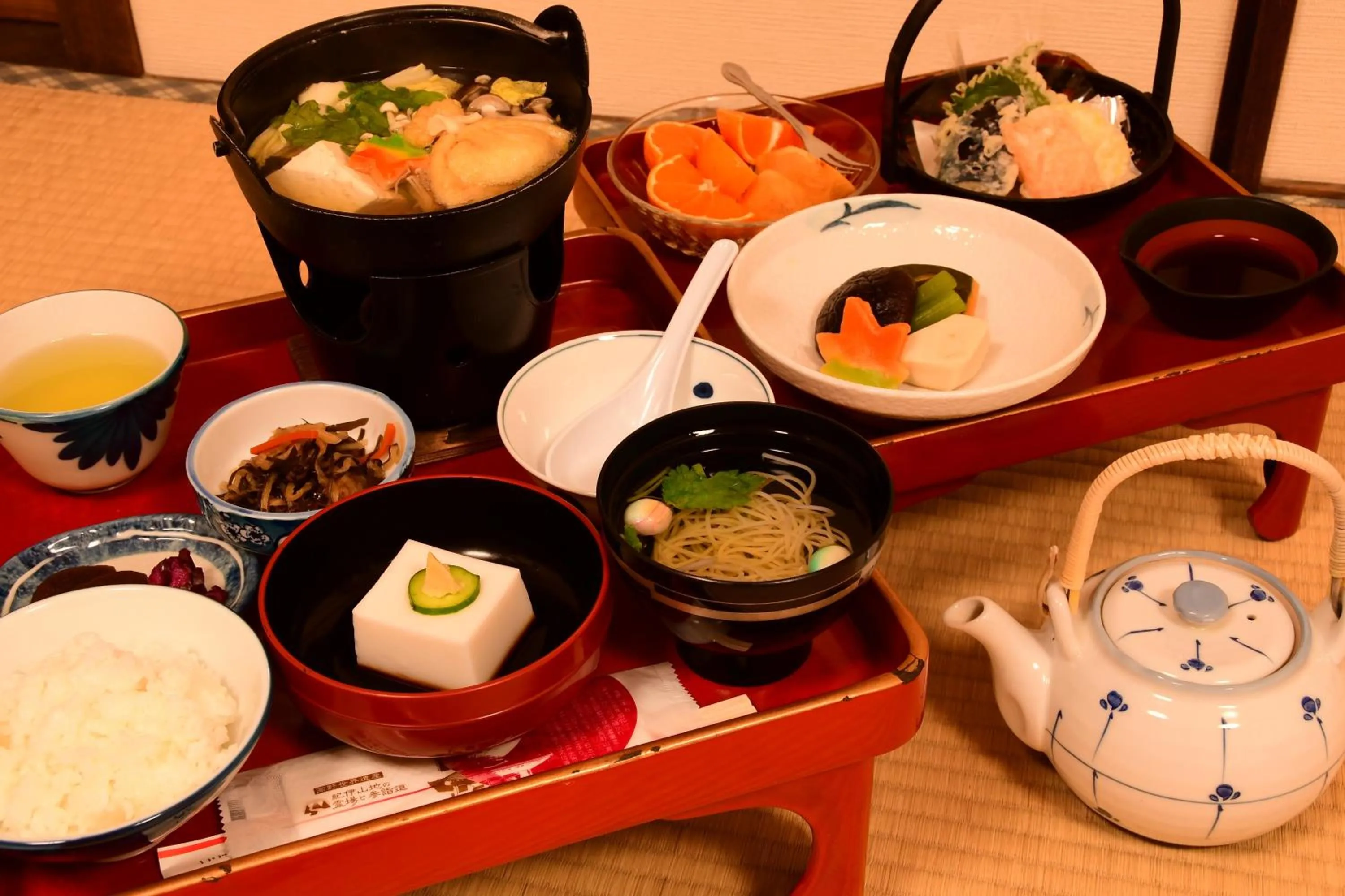 Dinner in Koyasan Shukubo Jokiin