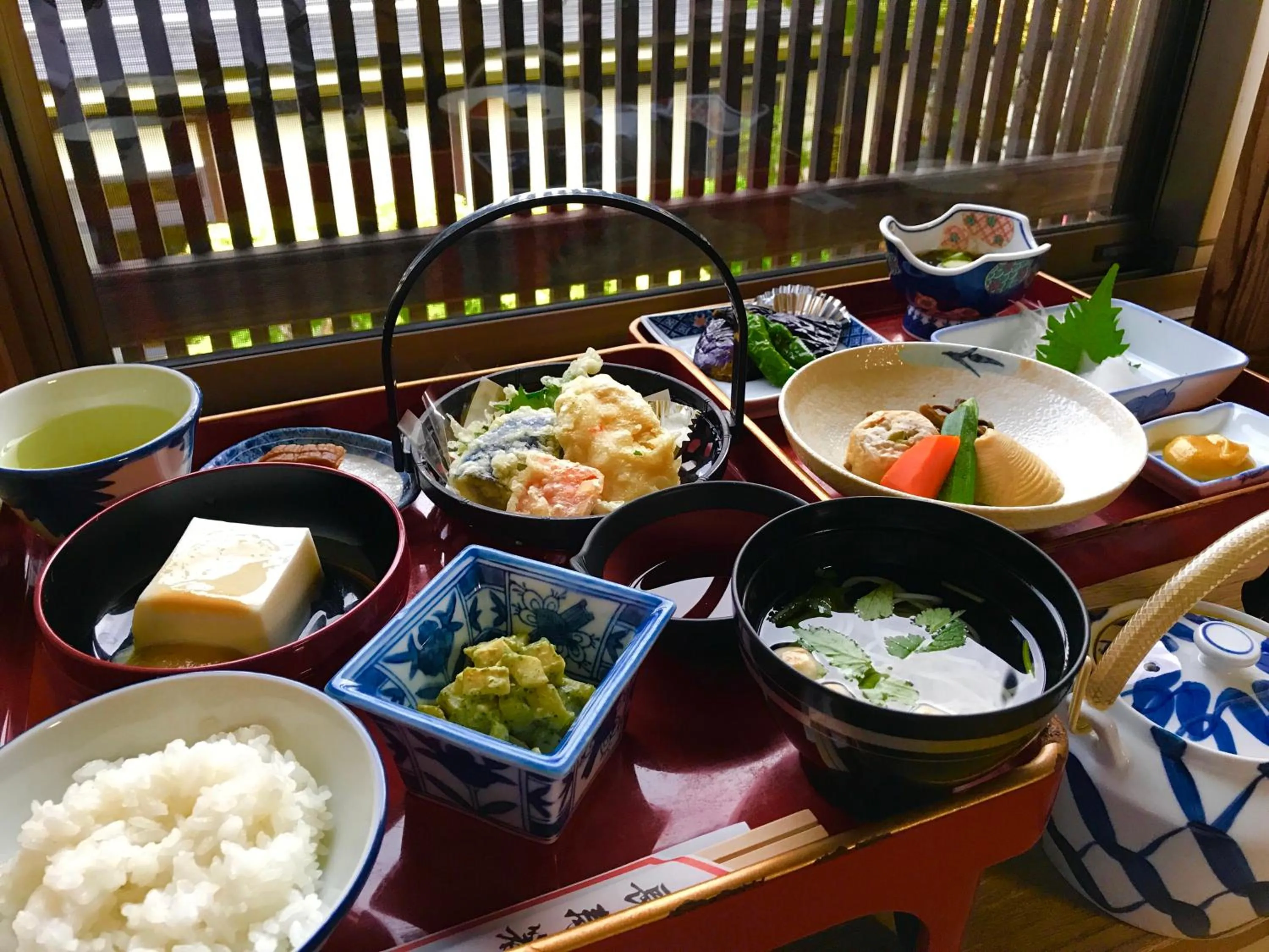 Dinner in Koyasan Shukubo Jokiin