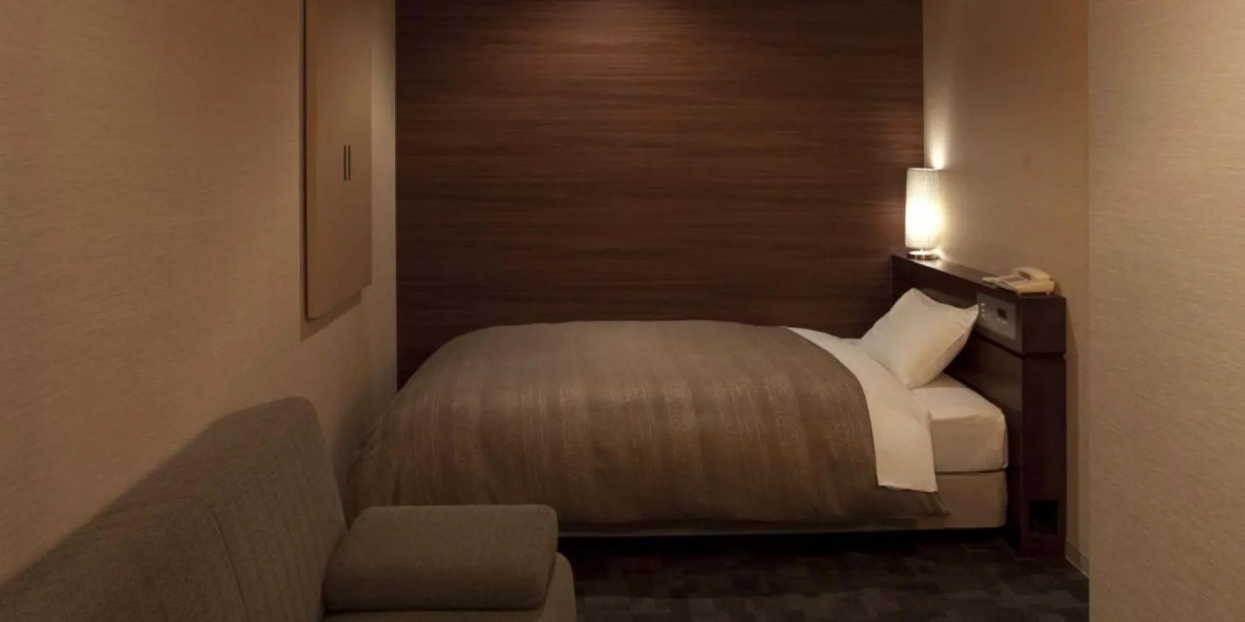 Photo of the whole room, Bed in Center Hotel Toyota