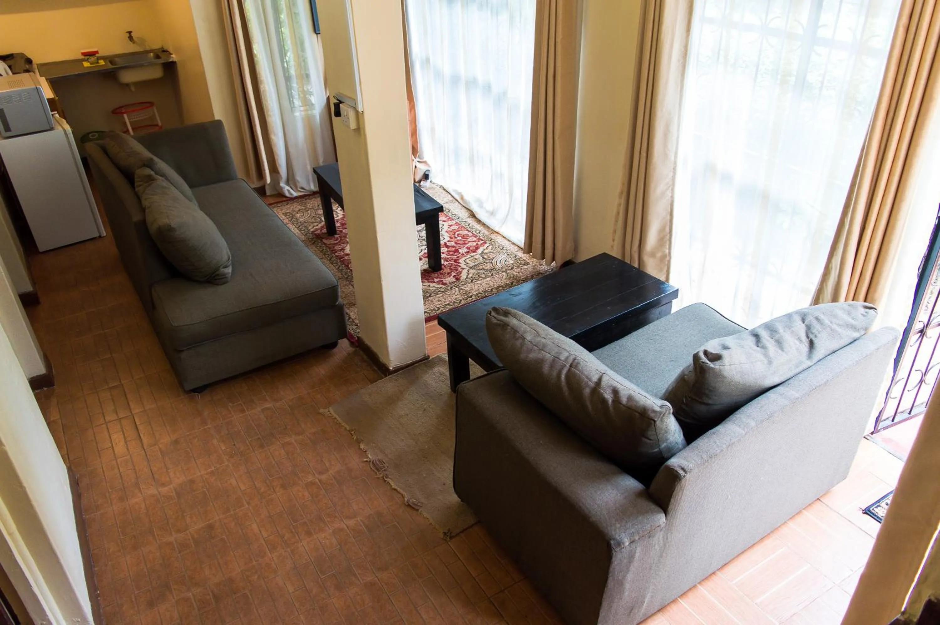 Living room in Rosslyn Studios