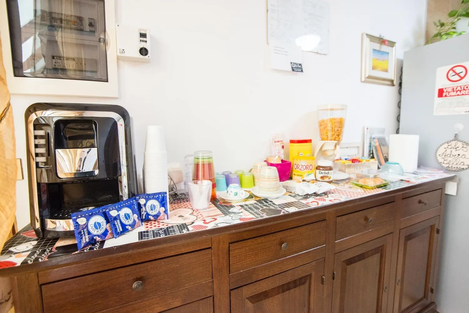 Communal kitchen in Adria Bella Locazione Turistica