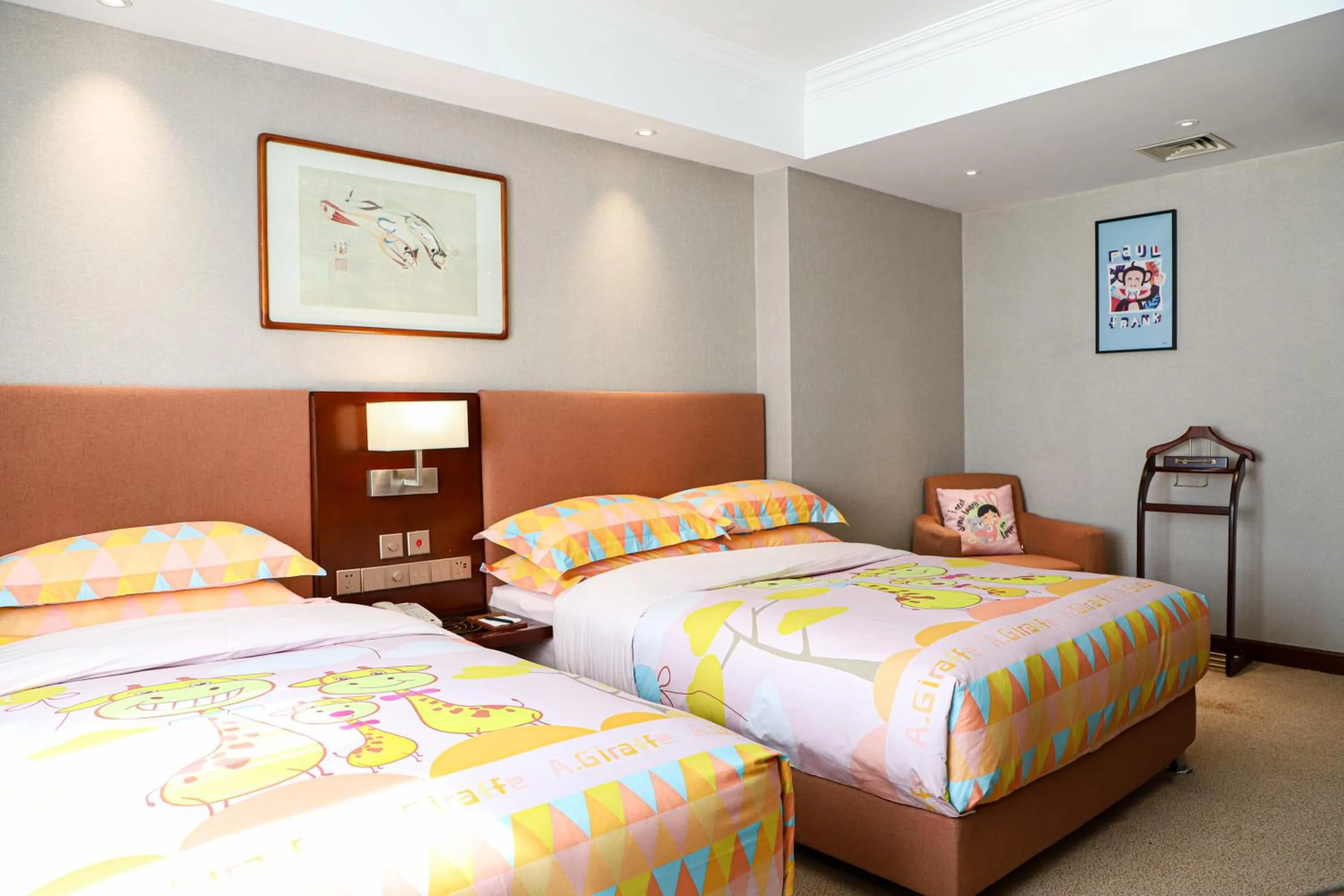 Bed in Beijing Feitian Hotel