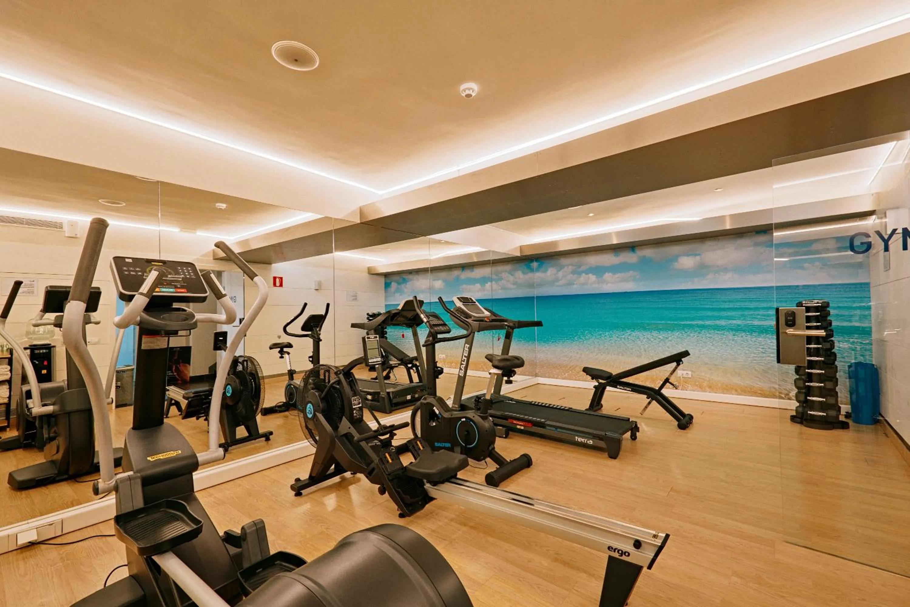 Fitness centre/facilities in Hotel Simbad Ibiza