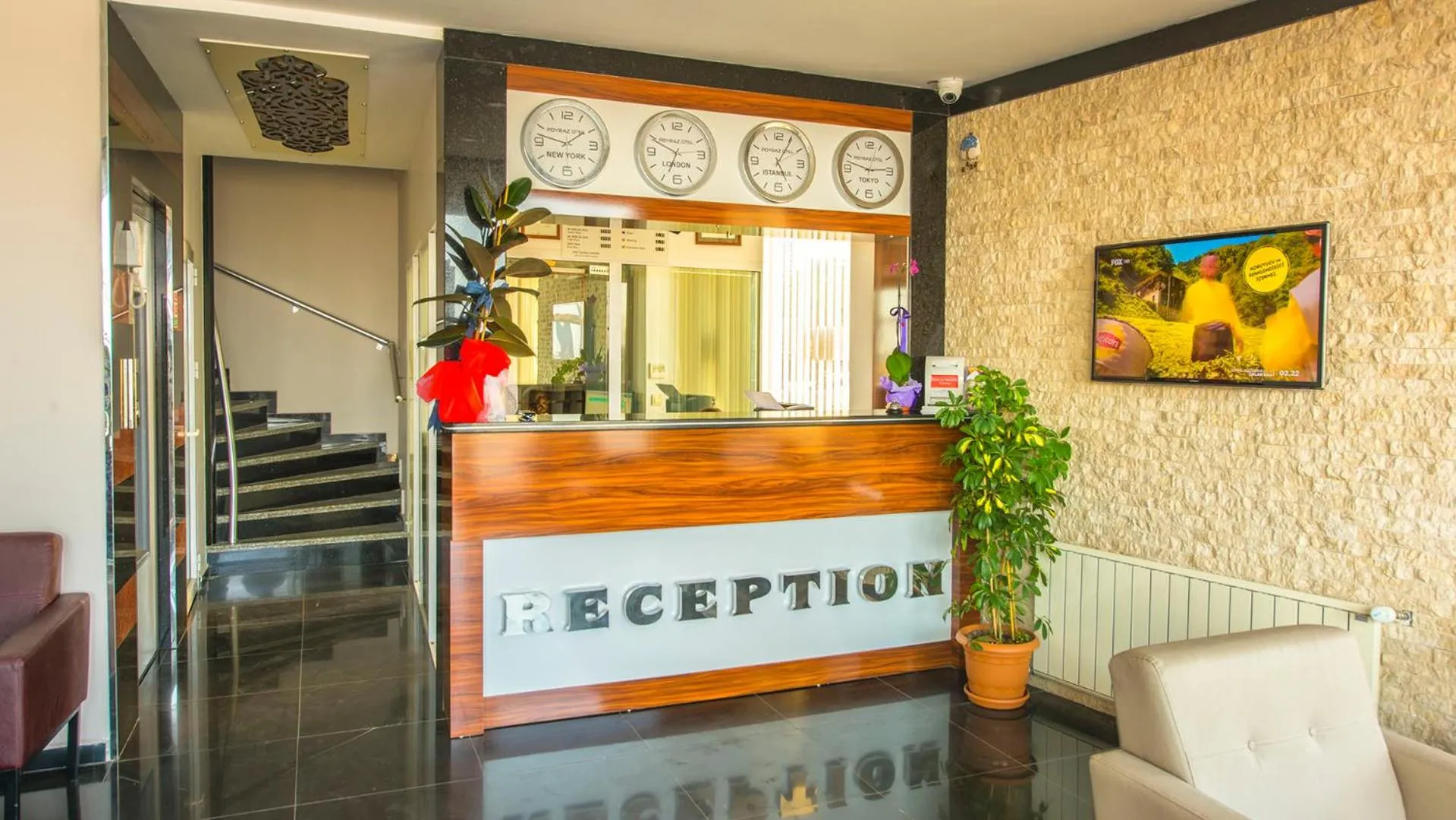 Lobby or reception in Akcakoca Poyraz Otel