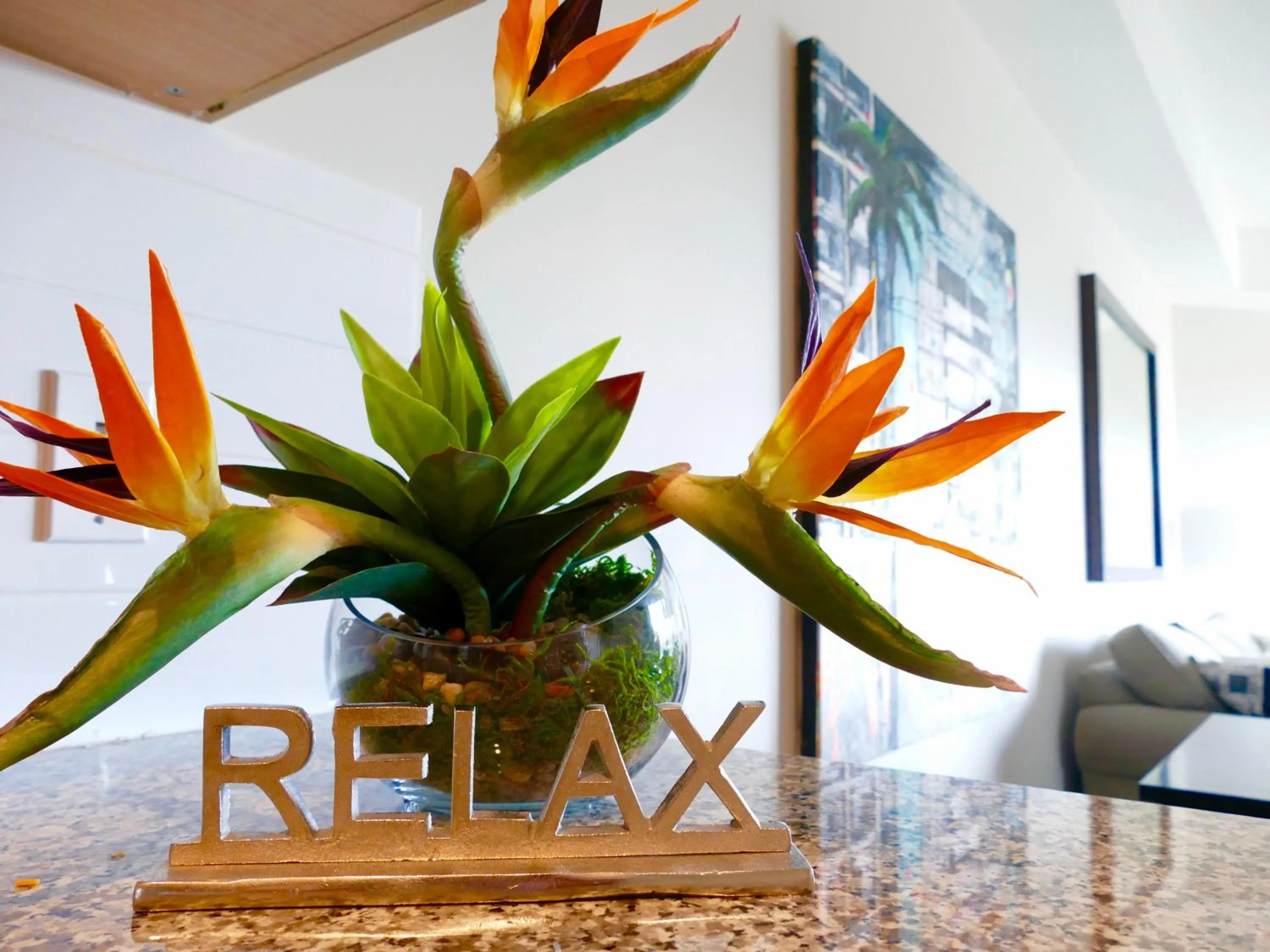 Decorative detail in Copper Oasis