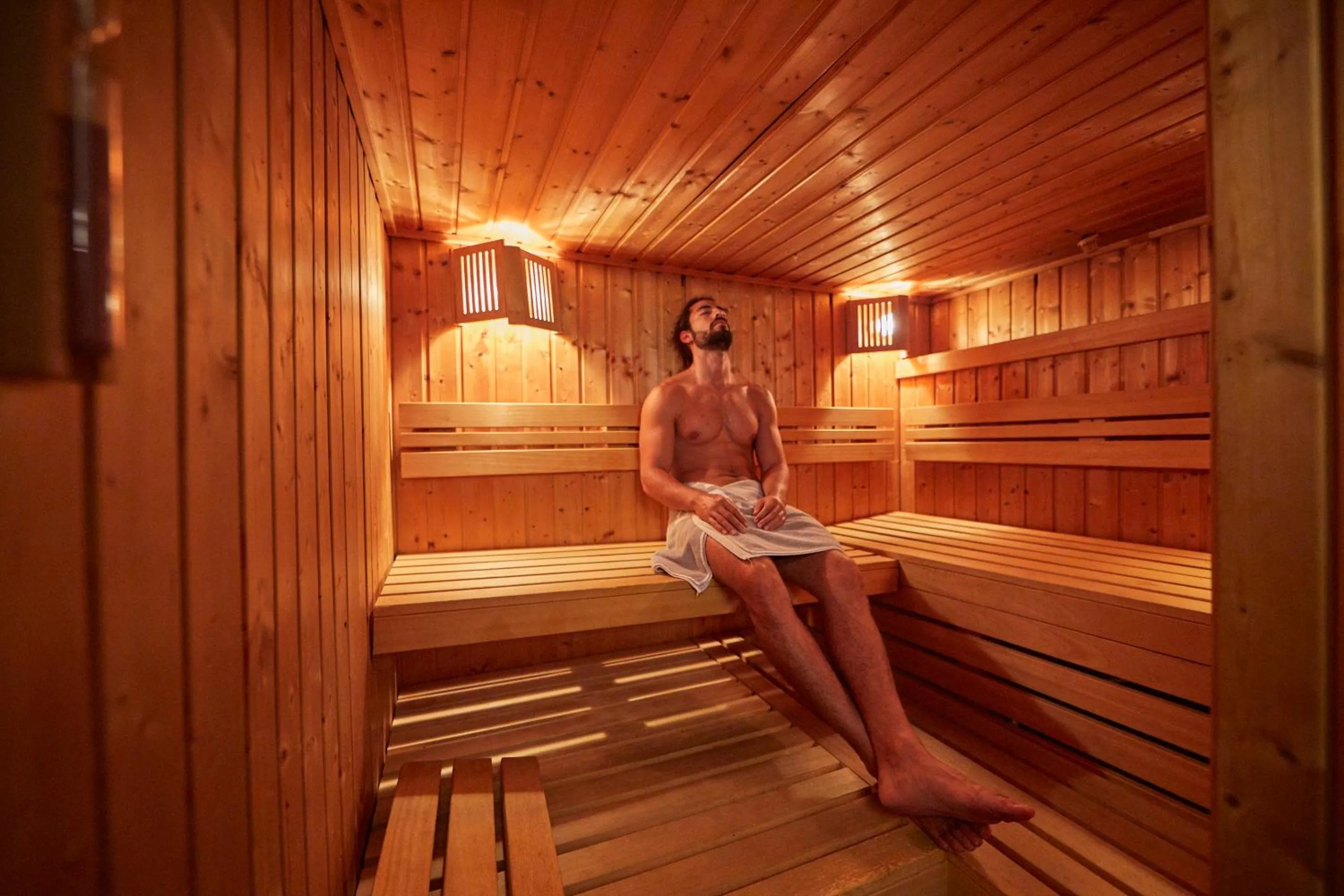 Sauna in Puro Hotel Oasis Urbano
