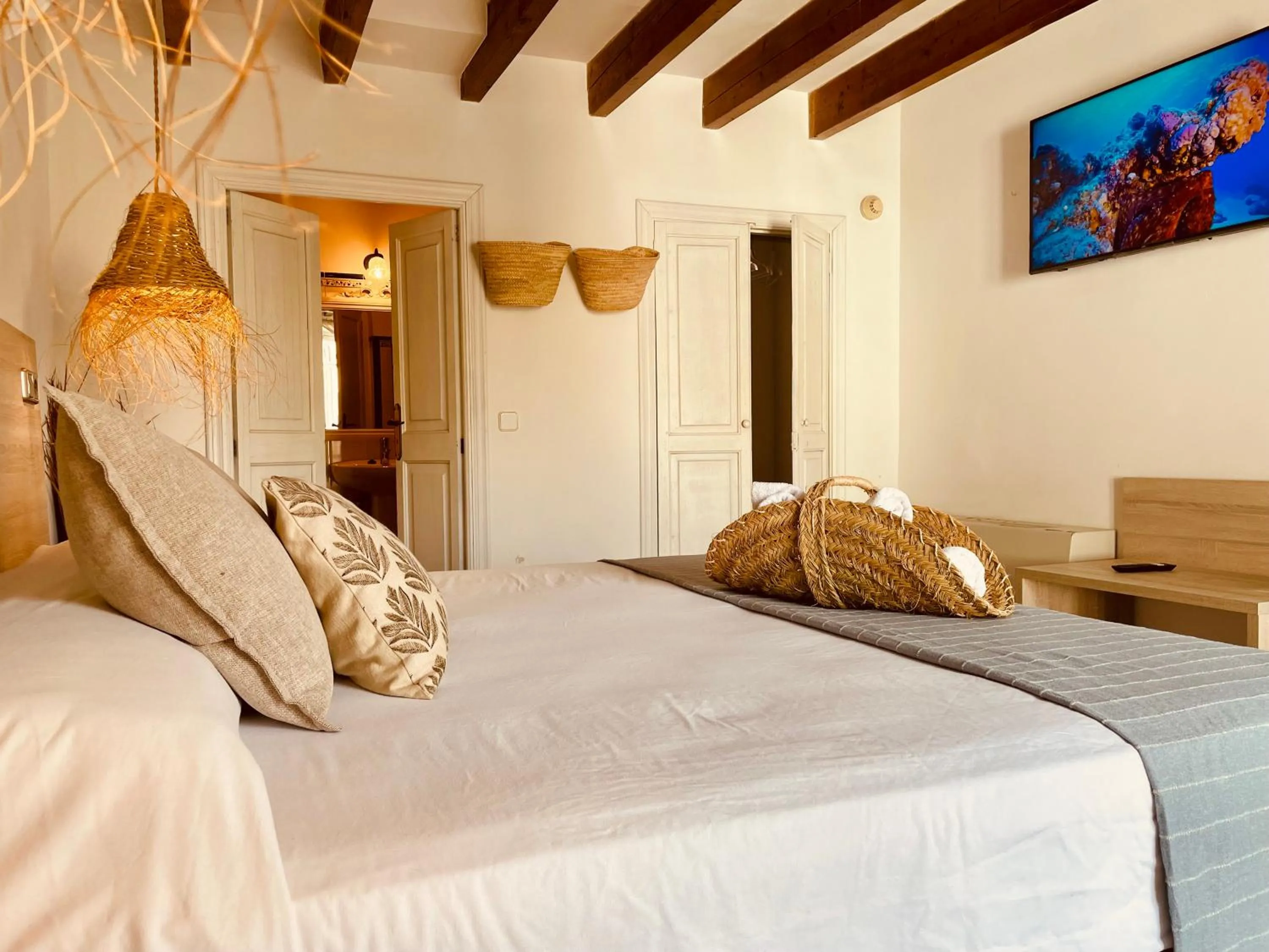 Bedroom, Bed in Casal d'Artà by Baudot 1926 - Adults Only