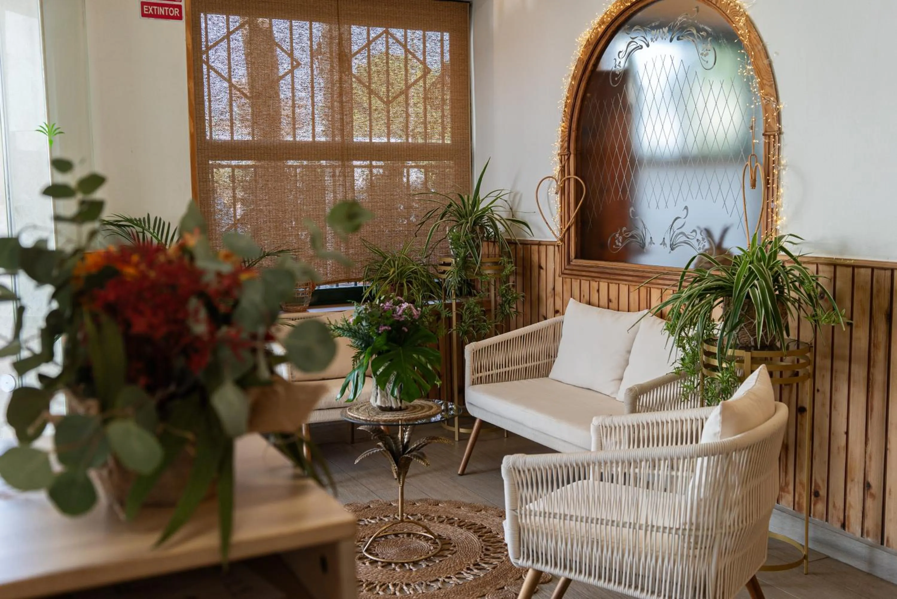 Lobby or reception in Las Palmeras