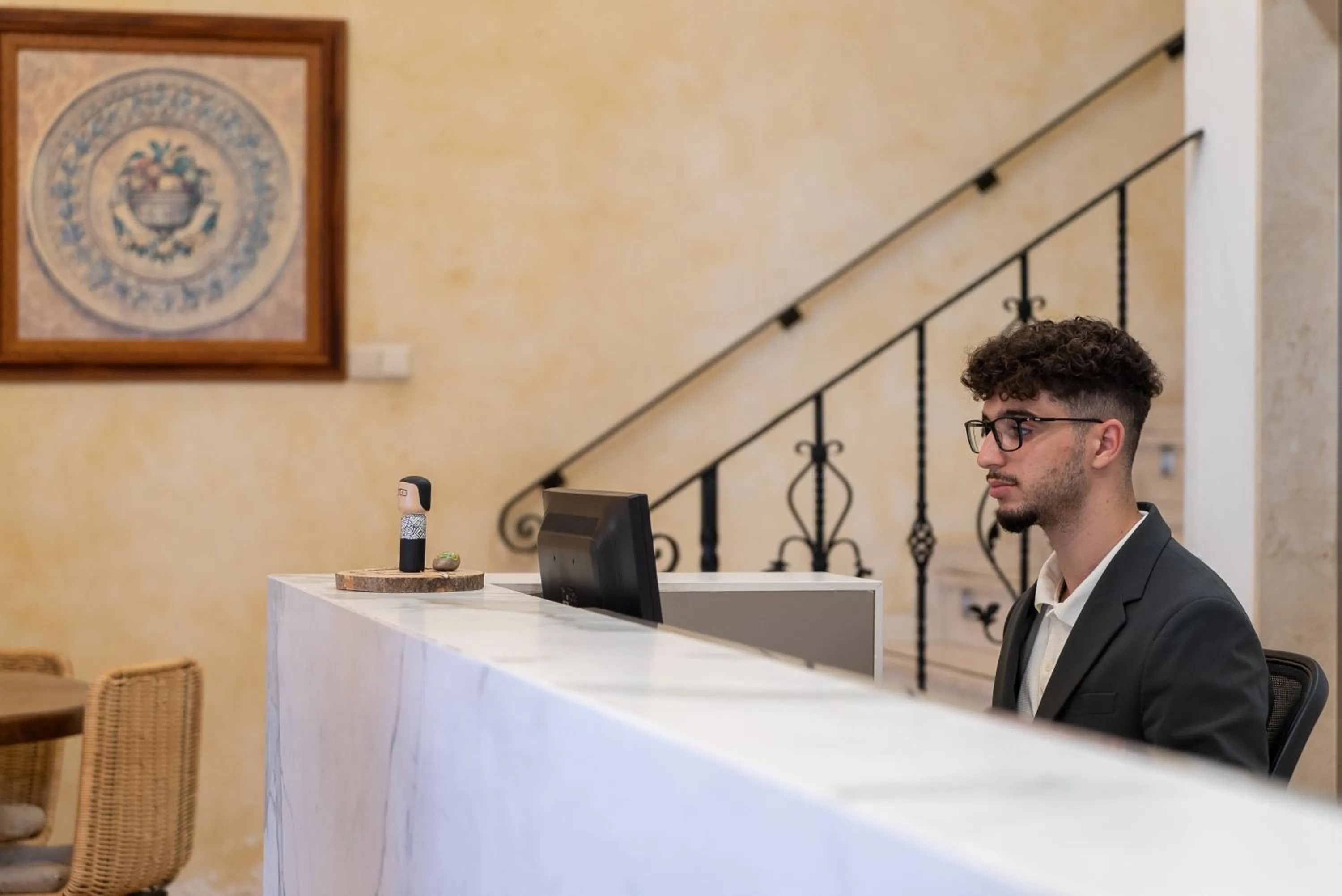 Lobby or reception in Las Palmeras