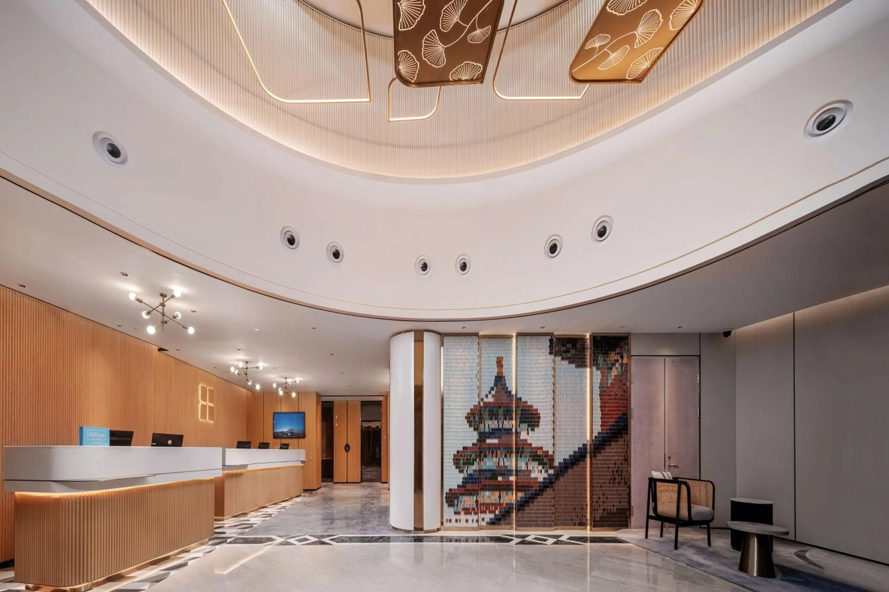Lobby or reception in Hilton Garden Inn Beijing Temple Of Heaven East Gate Station l Free Laundry Facility