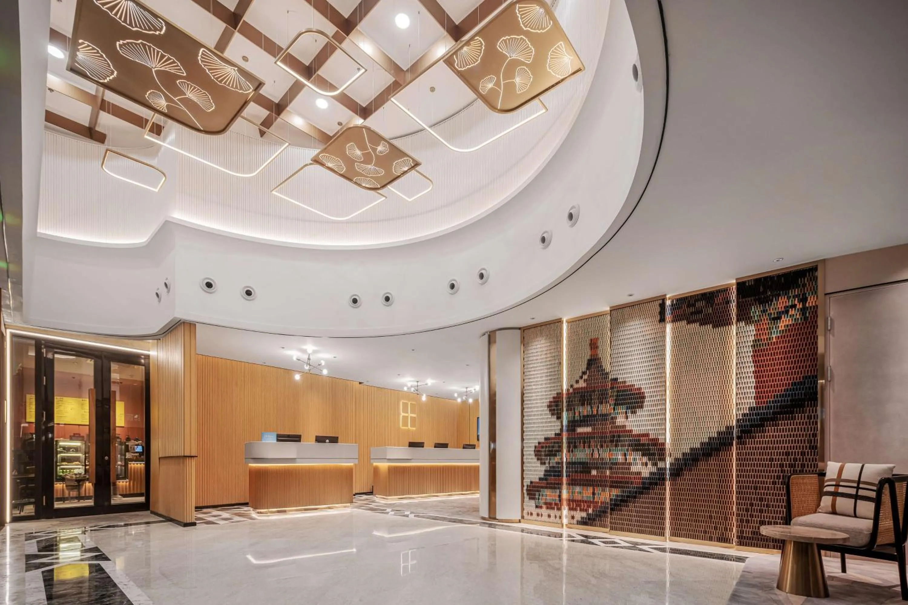 Lobby or reception in Hilton Garden Inn Beijing Temple Of Heaven East Gate Station l Free Laundry Facility