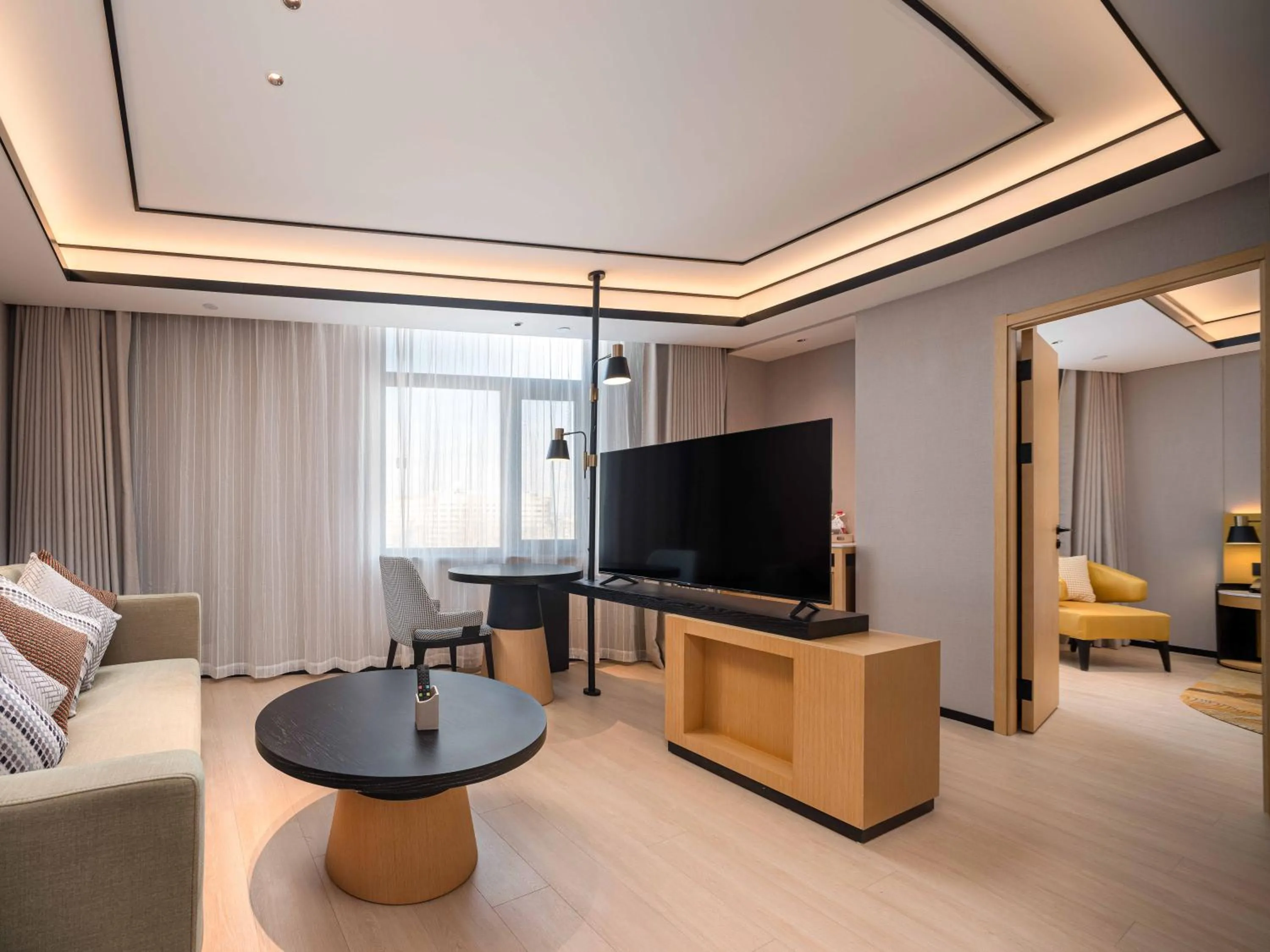 Living room in Hilton Garden Inn Beijing Temple Of Heaven East Gate Station l Free Laundry Facility