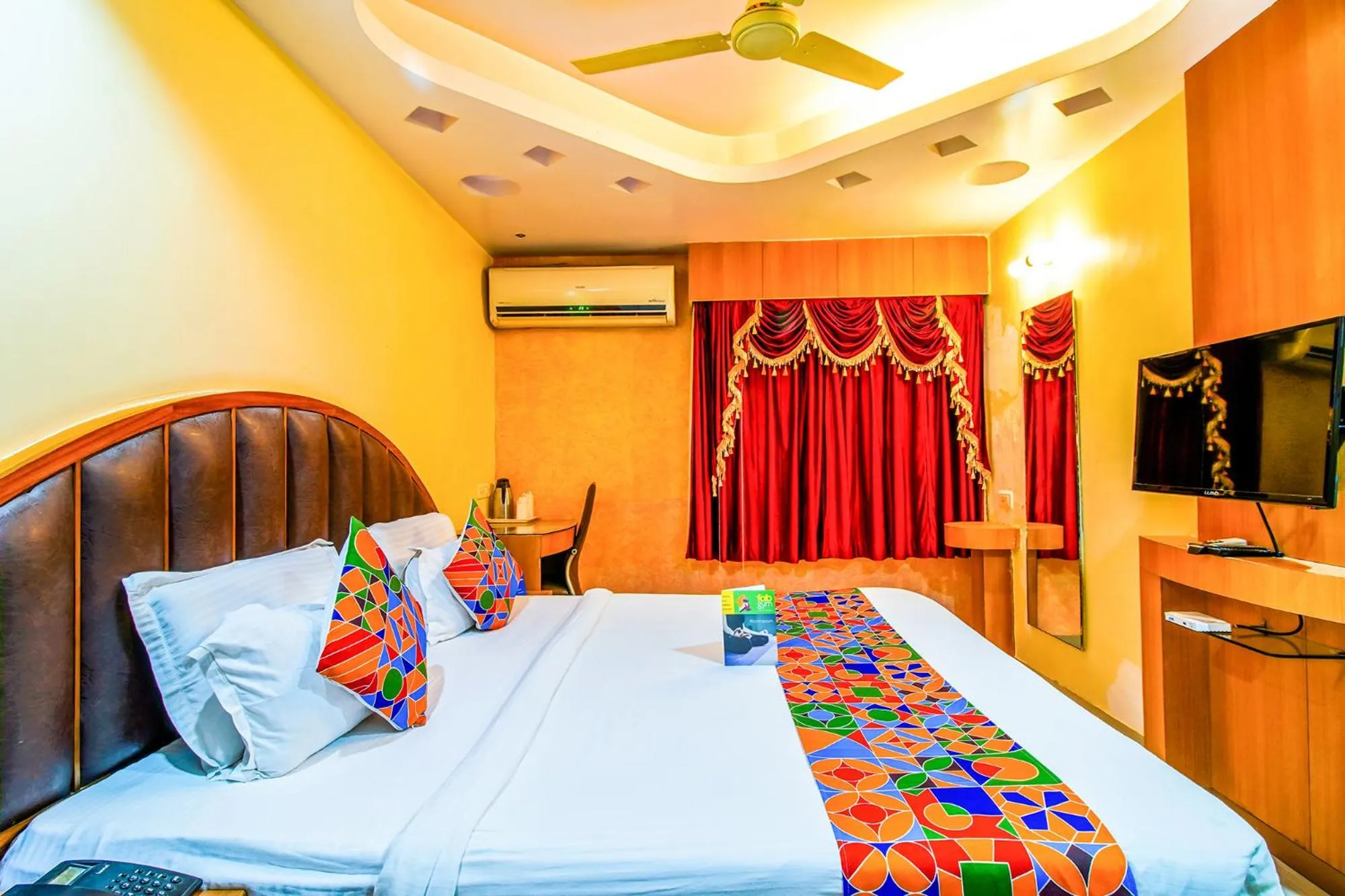 Bedroom, Bed in FabHotel Palash Residency Ranchi Railway Station