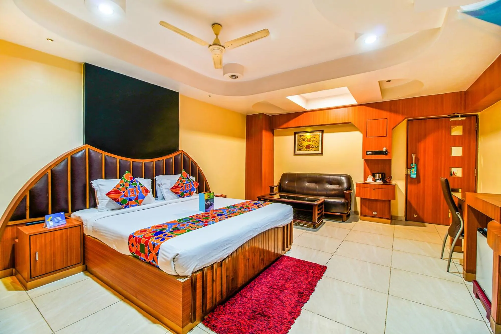 Bedroom, Bed in FabHotel Palash Residency Ranchi Railway Station