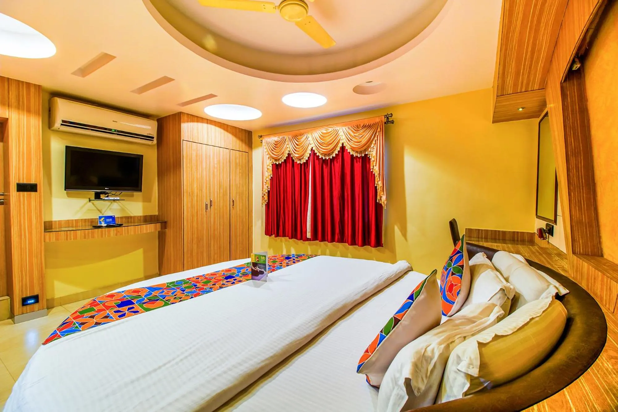 Bedroom, Bed in FabHotel Palash Residency Ranchi Railway Station