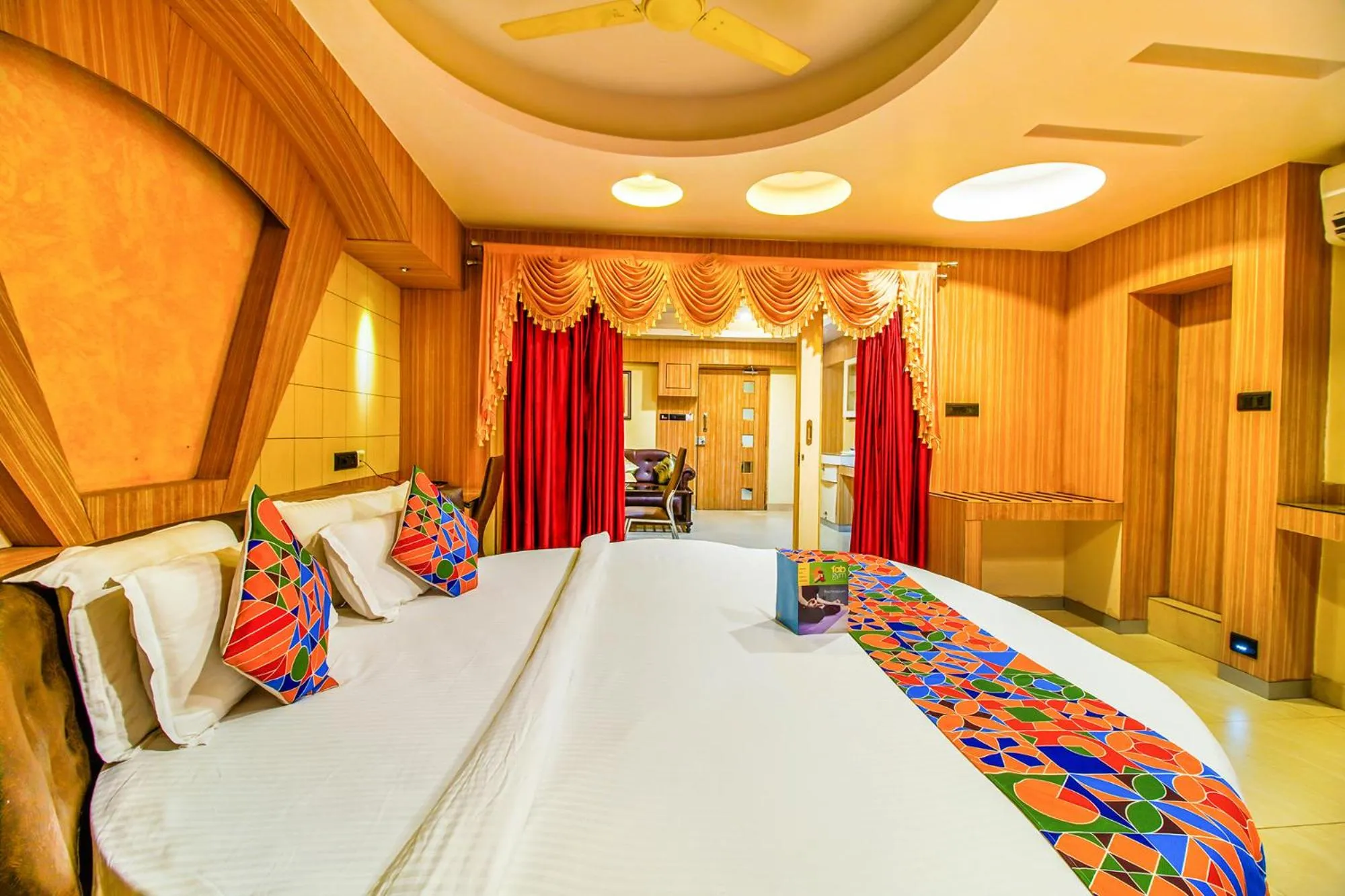 Bedroom, Bed in FabHotel Palash Residency Ranchi Railway Station