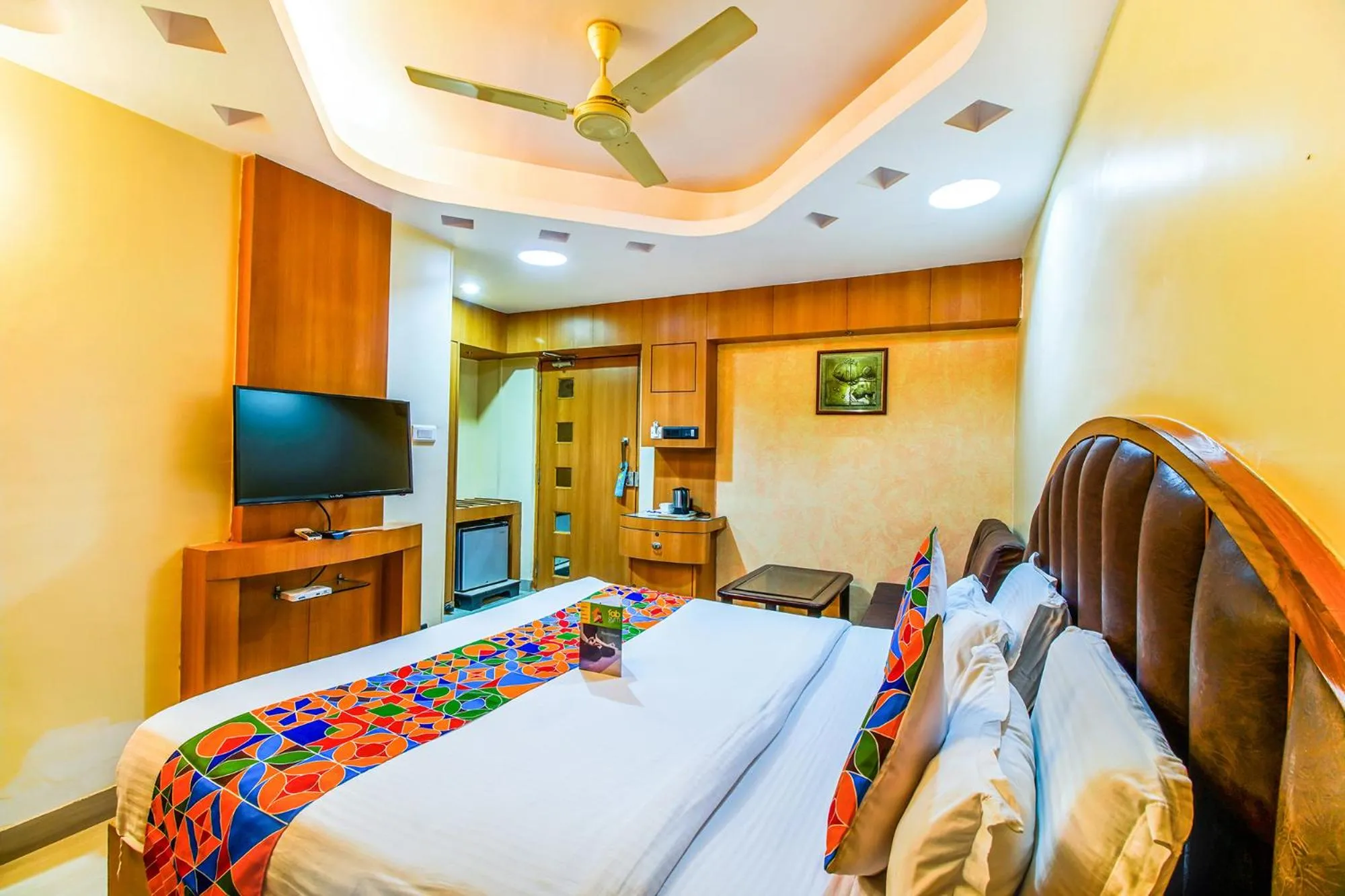 Bedroom, Bed in FabHotel Palash Residency Ranchi Railway Station