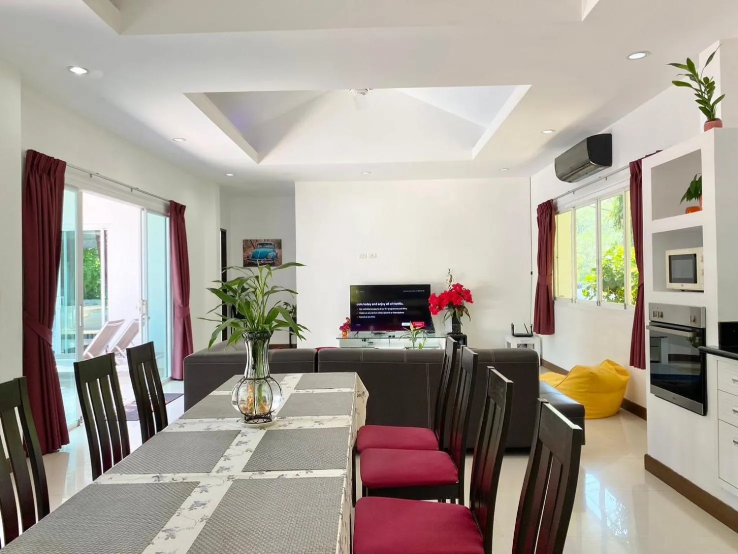 TV and multimedia in Chalong - 4 Bedroom Private Pool Villa - Phuket