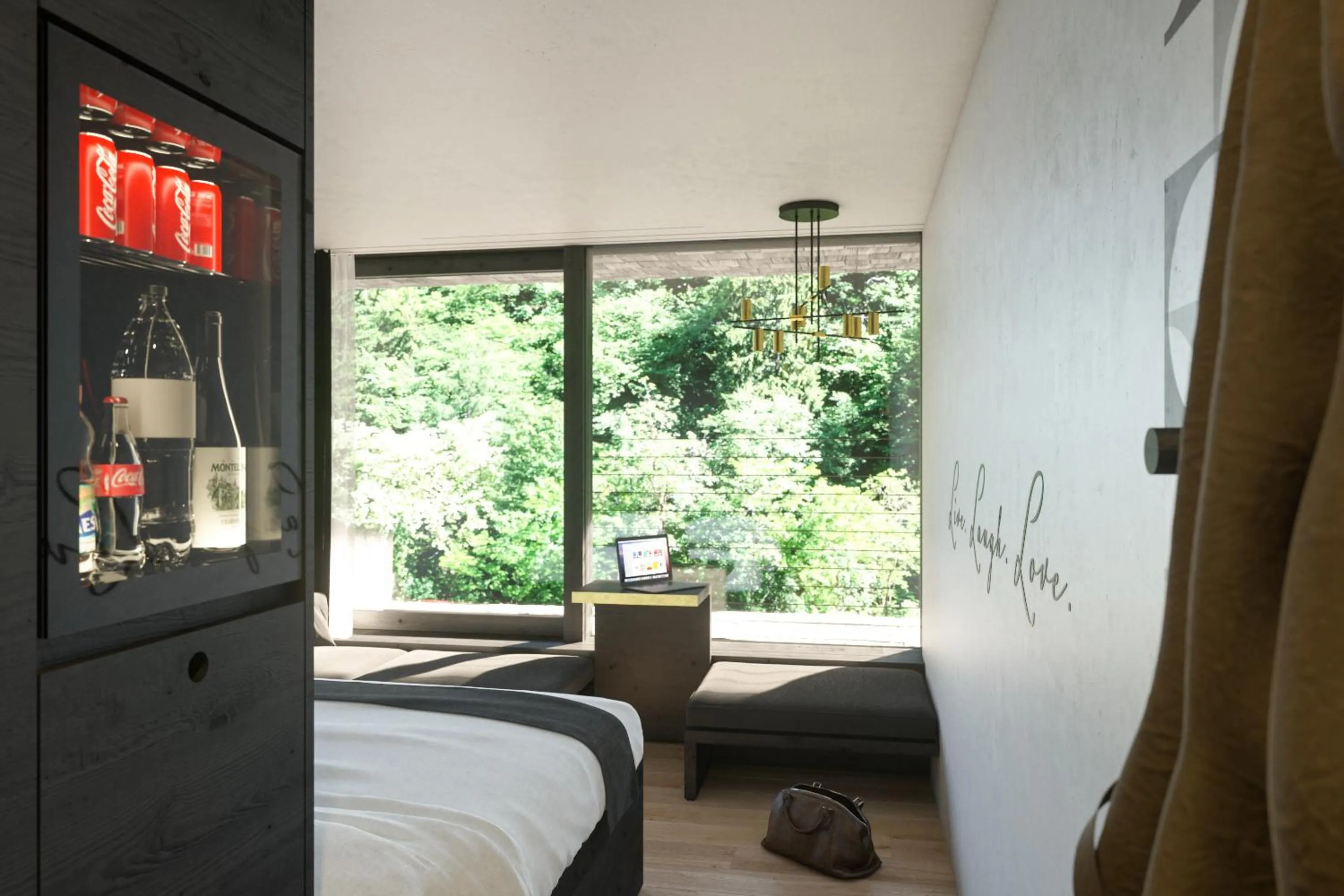 Mountain view, Bed in Prinz Rudolf Smart Hotel
