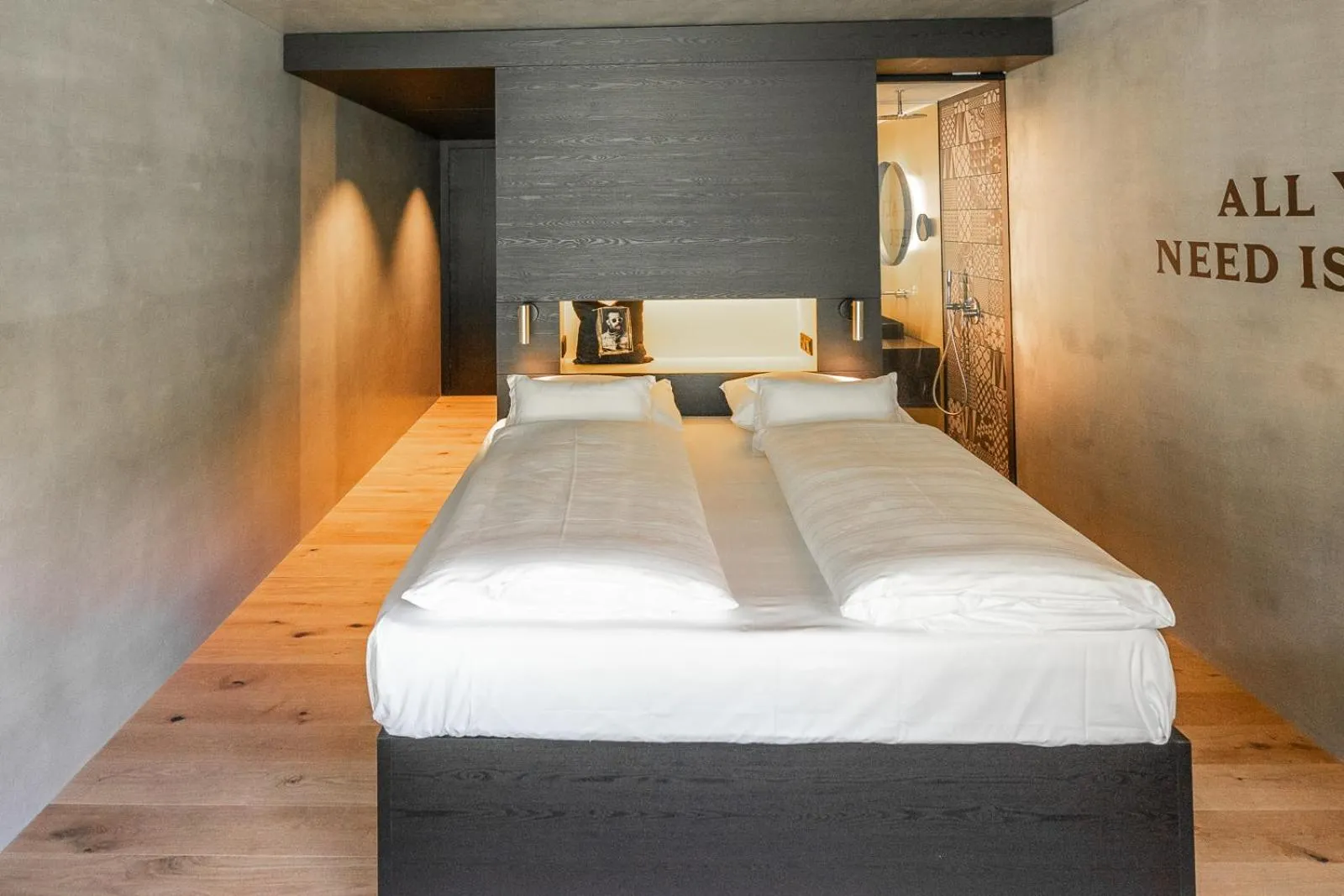 Bed in Prinz Rudolf Smart Hotel