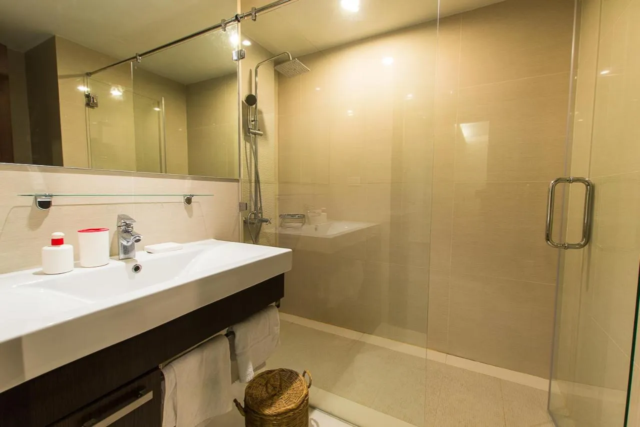 Bathroom in The Title Comfort Condotel