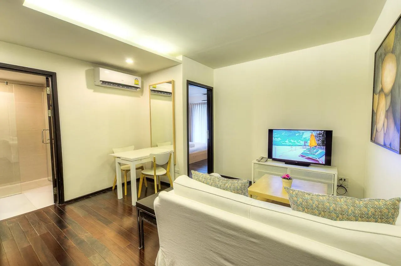 Living room in The Title Comfort Condotel