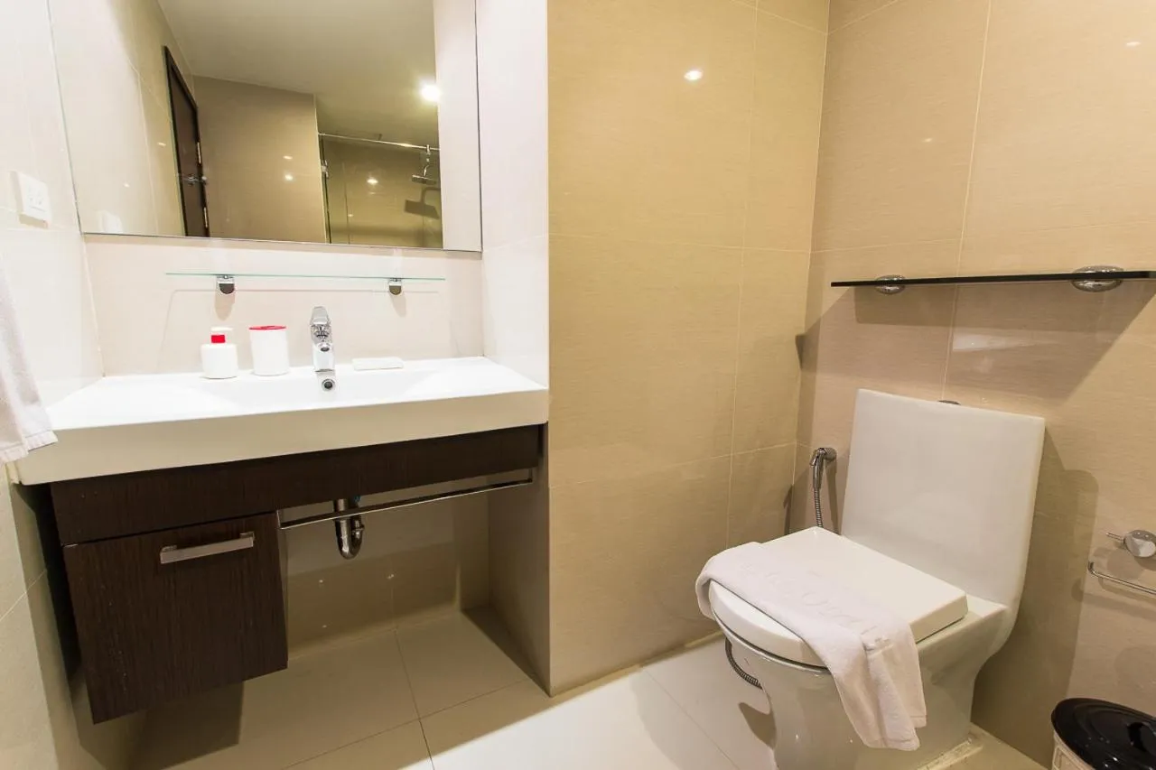 Bathroom in The Title Comfort Condotel