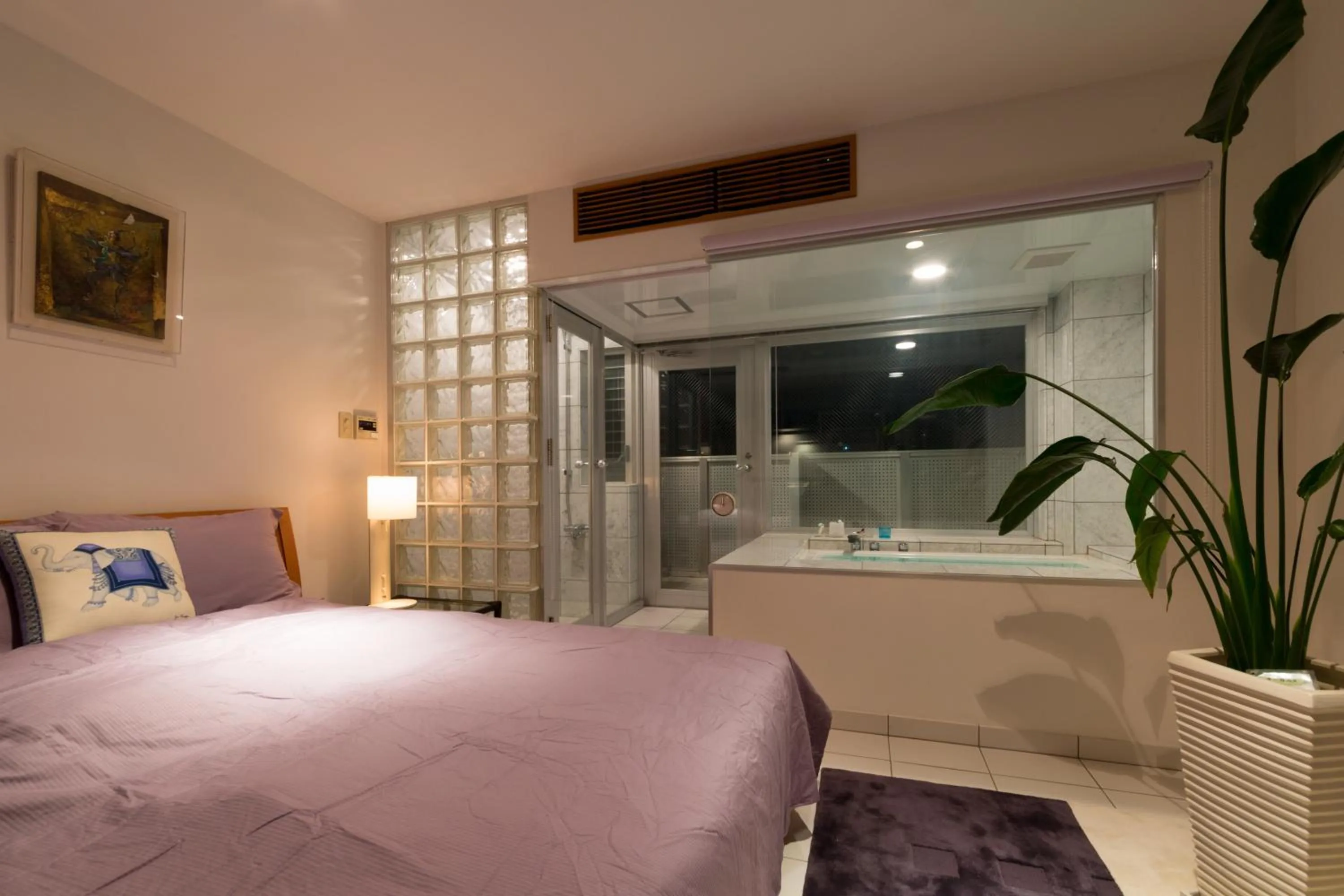 Bedroom, Bed in Kyotoya Sakuraan