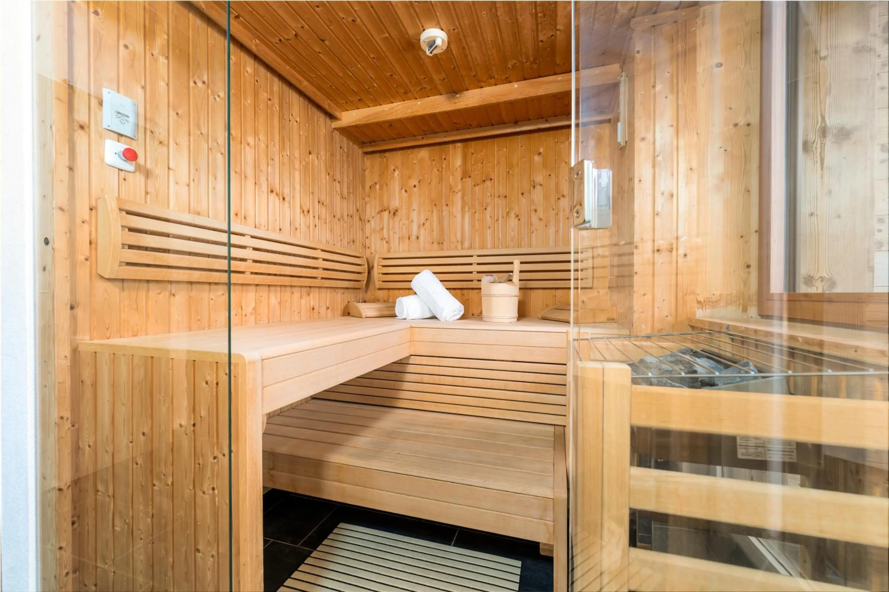 Sauna in AvenidA Panorama Suites